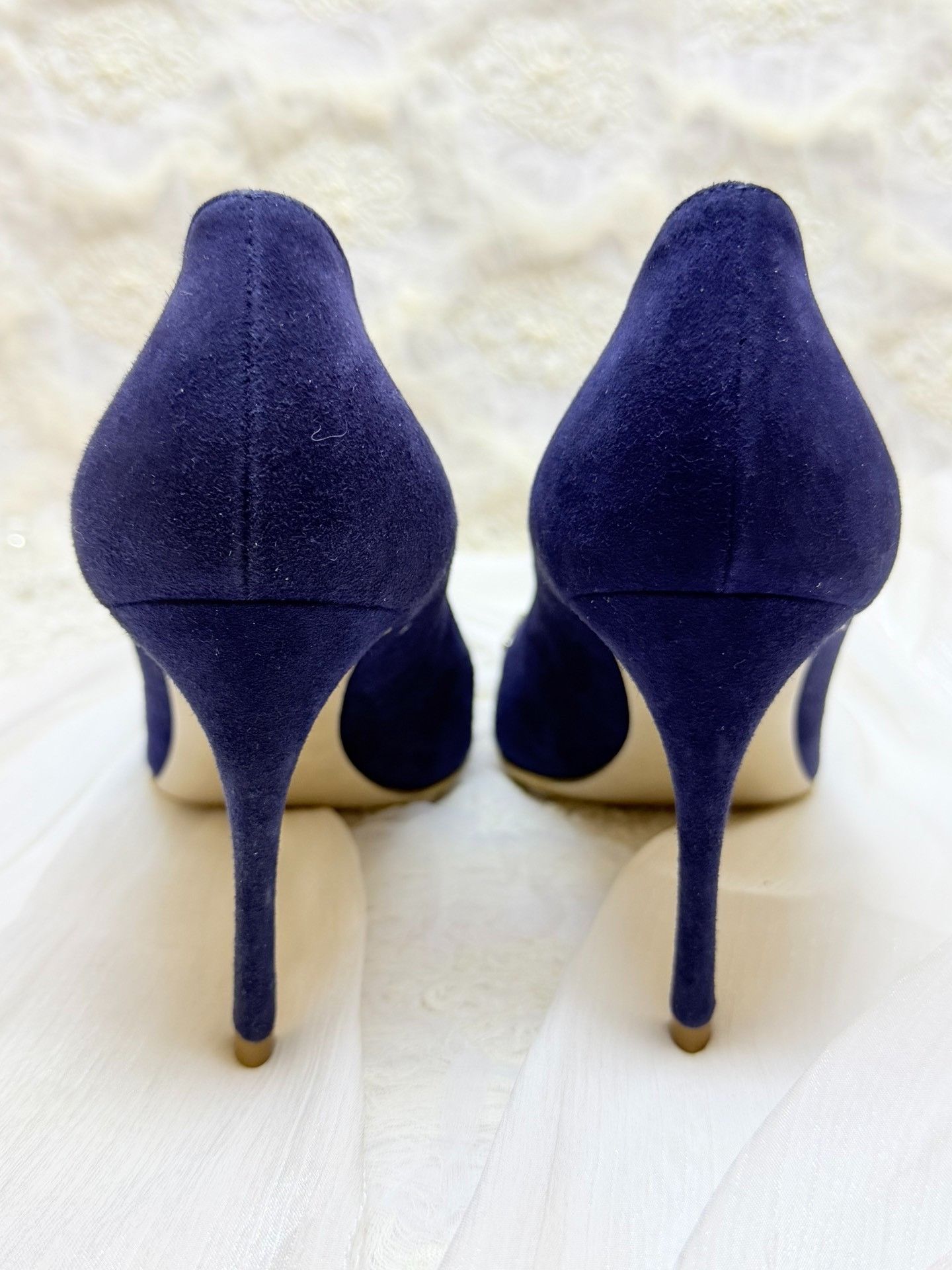 Miu Miu Miu Miu Suede Blue Lowtop Sneakers us_5-5 Women Size US 5.5 / IT 35.5 - 4 Thumbnail