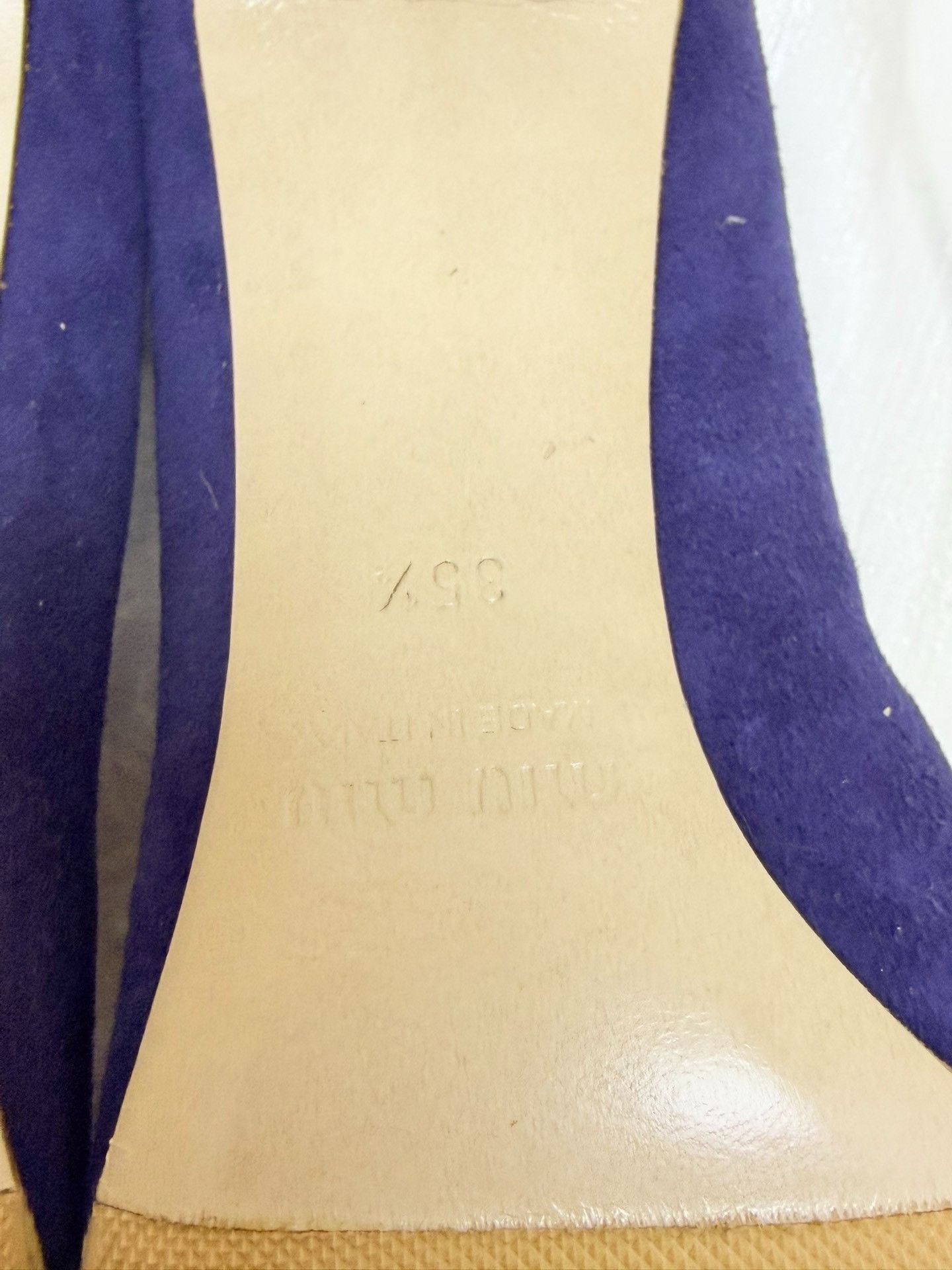 Miu Miu Miu Miu Suede Blue Lowtop Sneakers us_5-5 Women Size US 5.5 / IT 35.5 - 6 Thumbnail