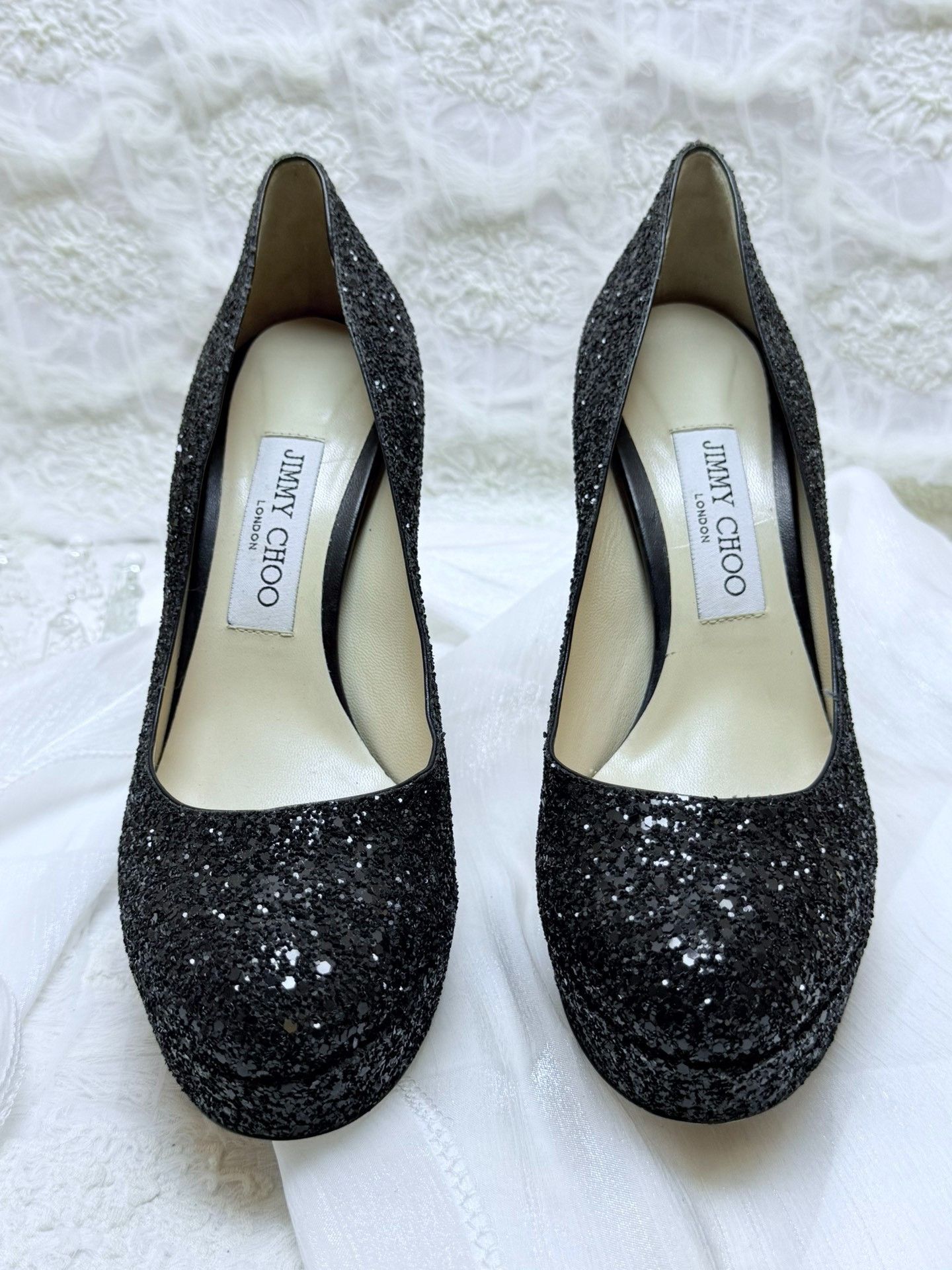 Jimmy Choo Jimmy Choo Waterproof Black Lowtop Sneakers us_6 Women Size US 6 / IT 36 - 3 Thumbnail