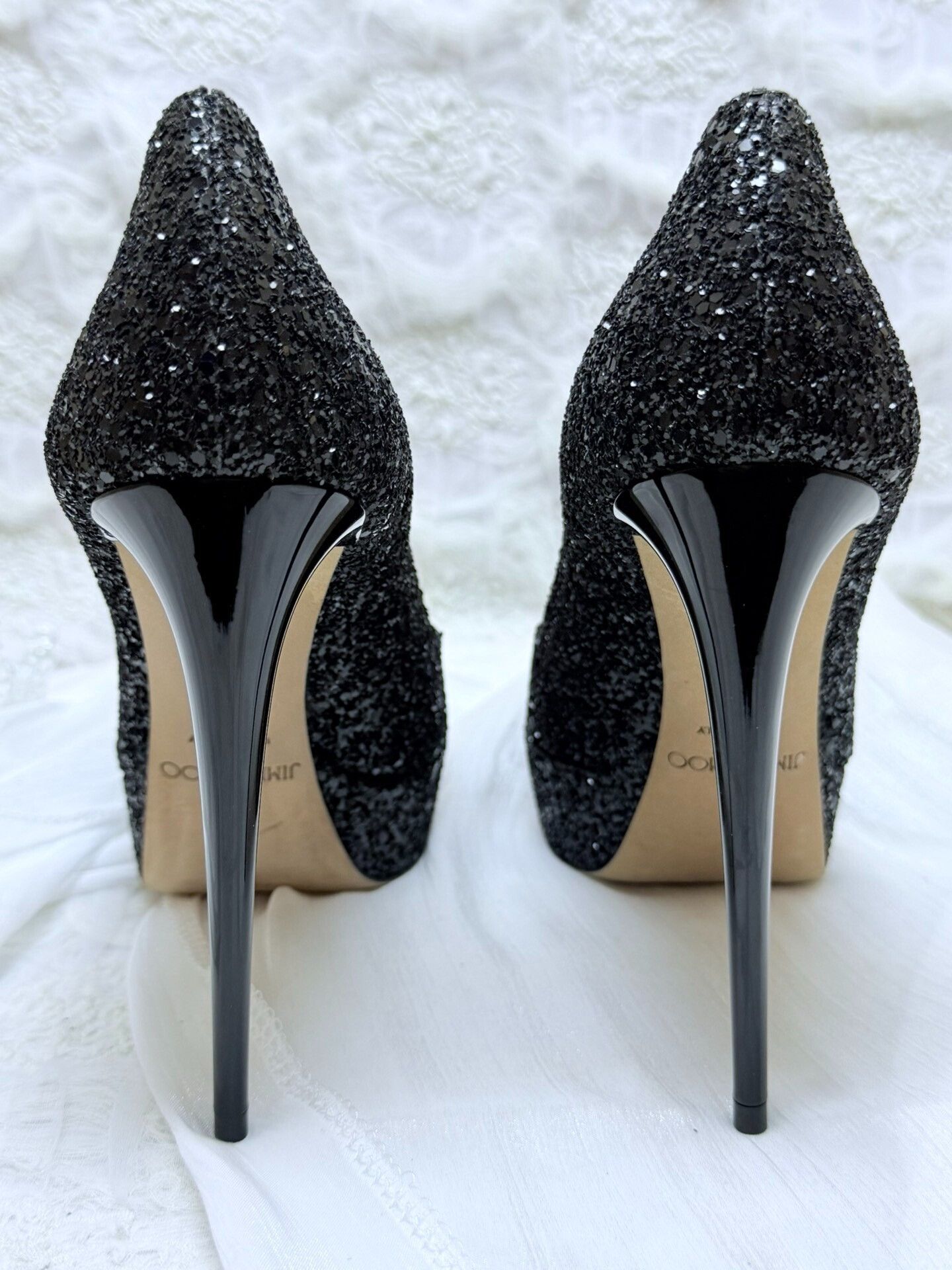 Jimmy Choo Jimmy Choo Waterproof Black Lowtop Sneakers us_6 Women Size US 6 / IT 36 - 4 Thumbnail