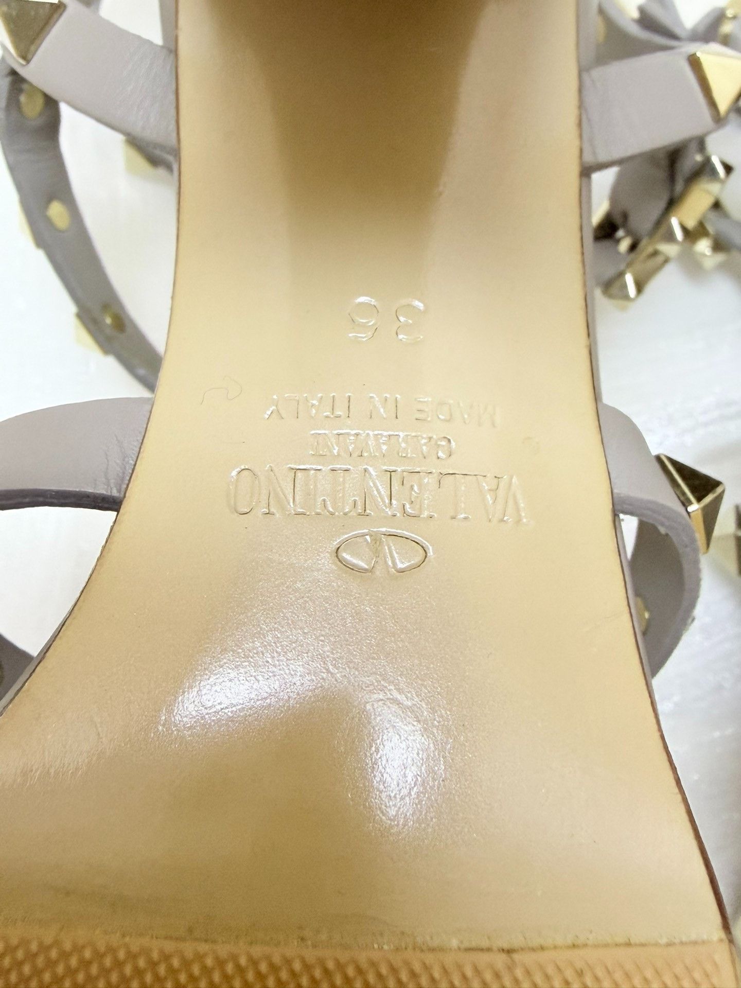 Valentino Valentino Gray Sandals us_6 Women Size US 6 / IT 36 - 6 Thumbnail