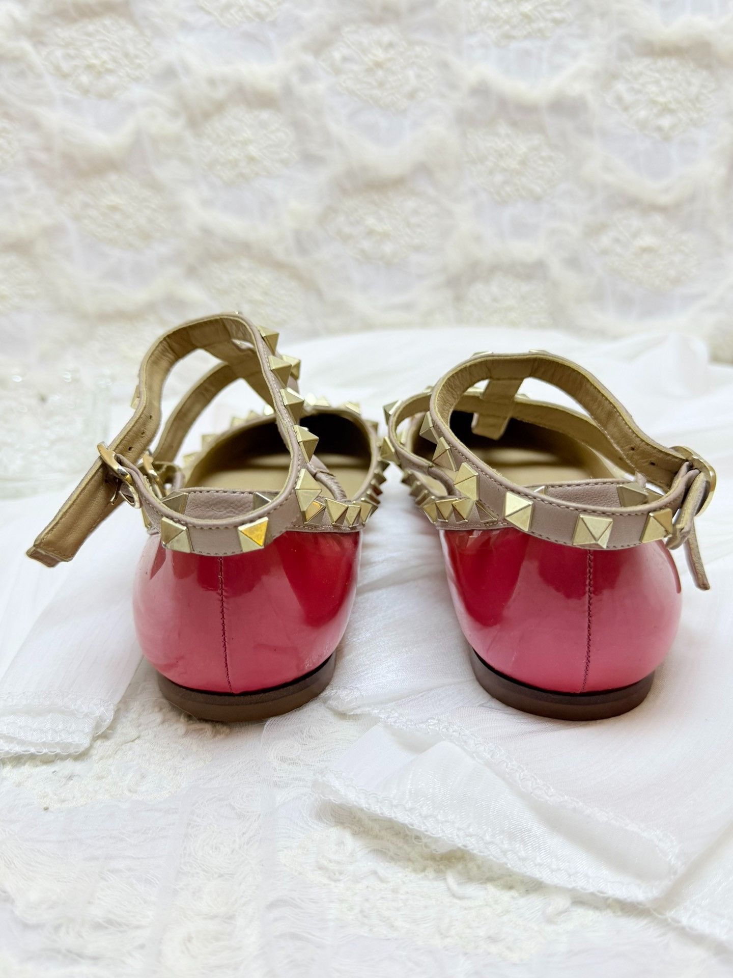 Valentino Valentino Patent Pink Lowtop Sneakers us_6 Women Size US 6 / IT 36 - 4 Thumbnail