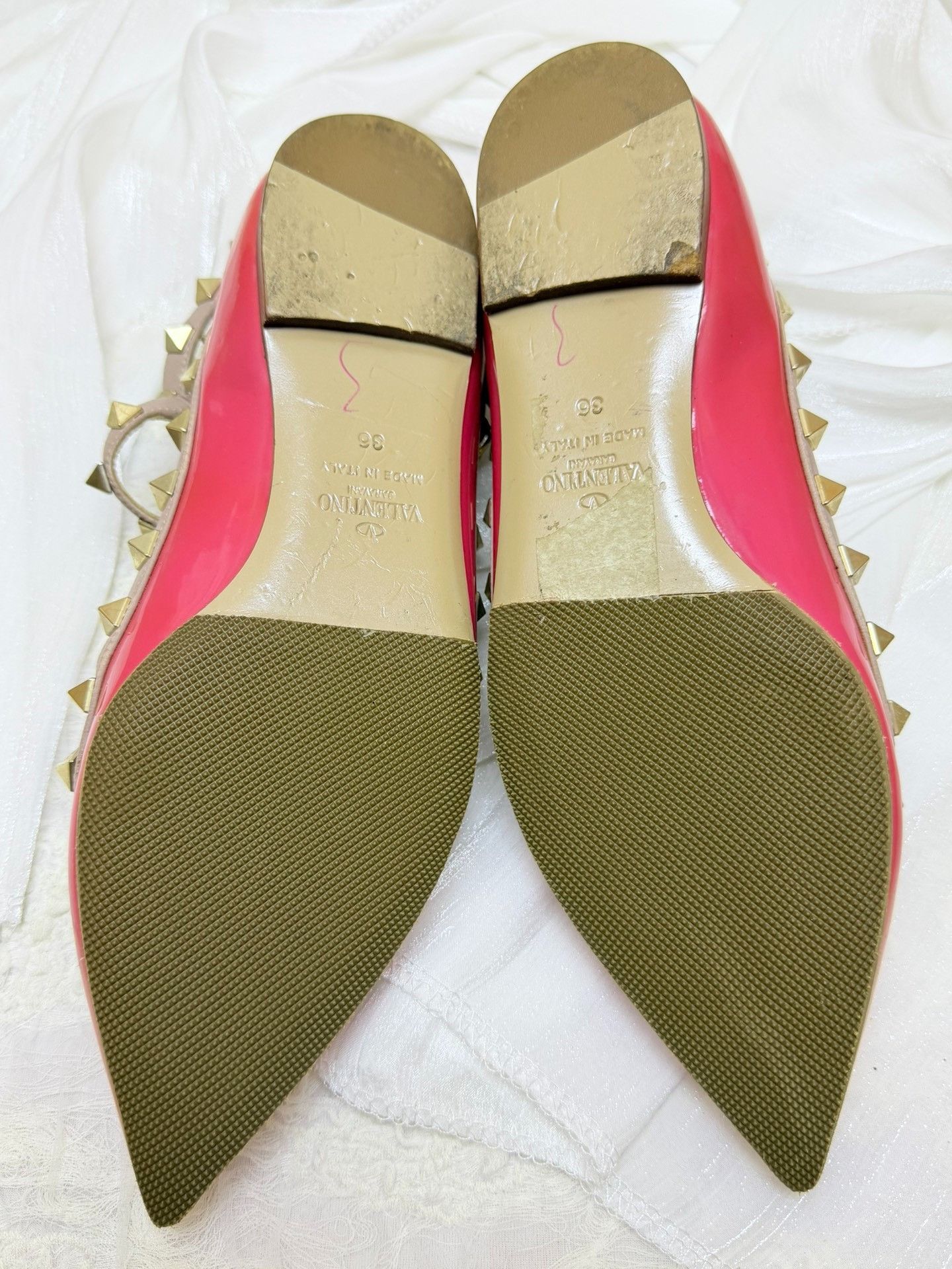 Valentino Valentino Patent Pink Lowtop Sneakers us_6 Women Size US 6 / IT 36 - 8 Thumbnail