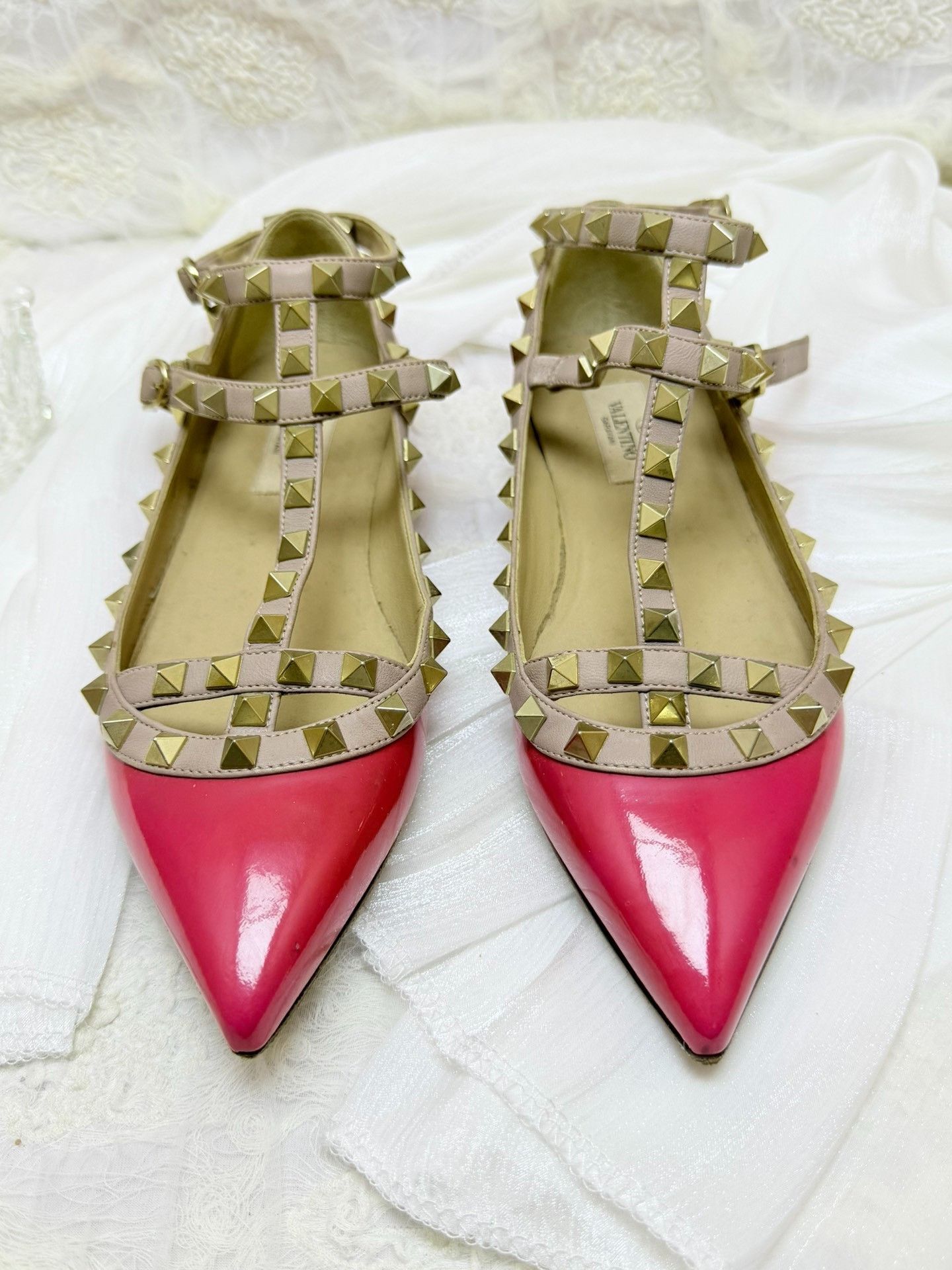 Valentino Valentino Patent Pink Lowtop Sneakers us_6 Women Size US 6 / IT 36 - 3 Thumbnail