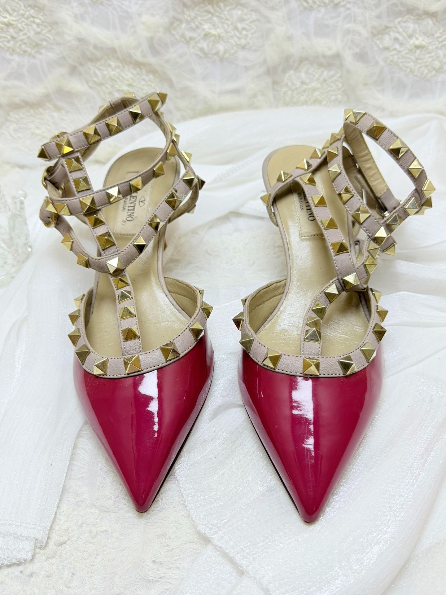 Valentino Valentino Red Lowtop Sneakers us_5-5 Women Size US 5.5 / IT 35.5 - 3 Thumbnail