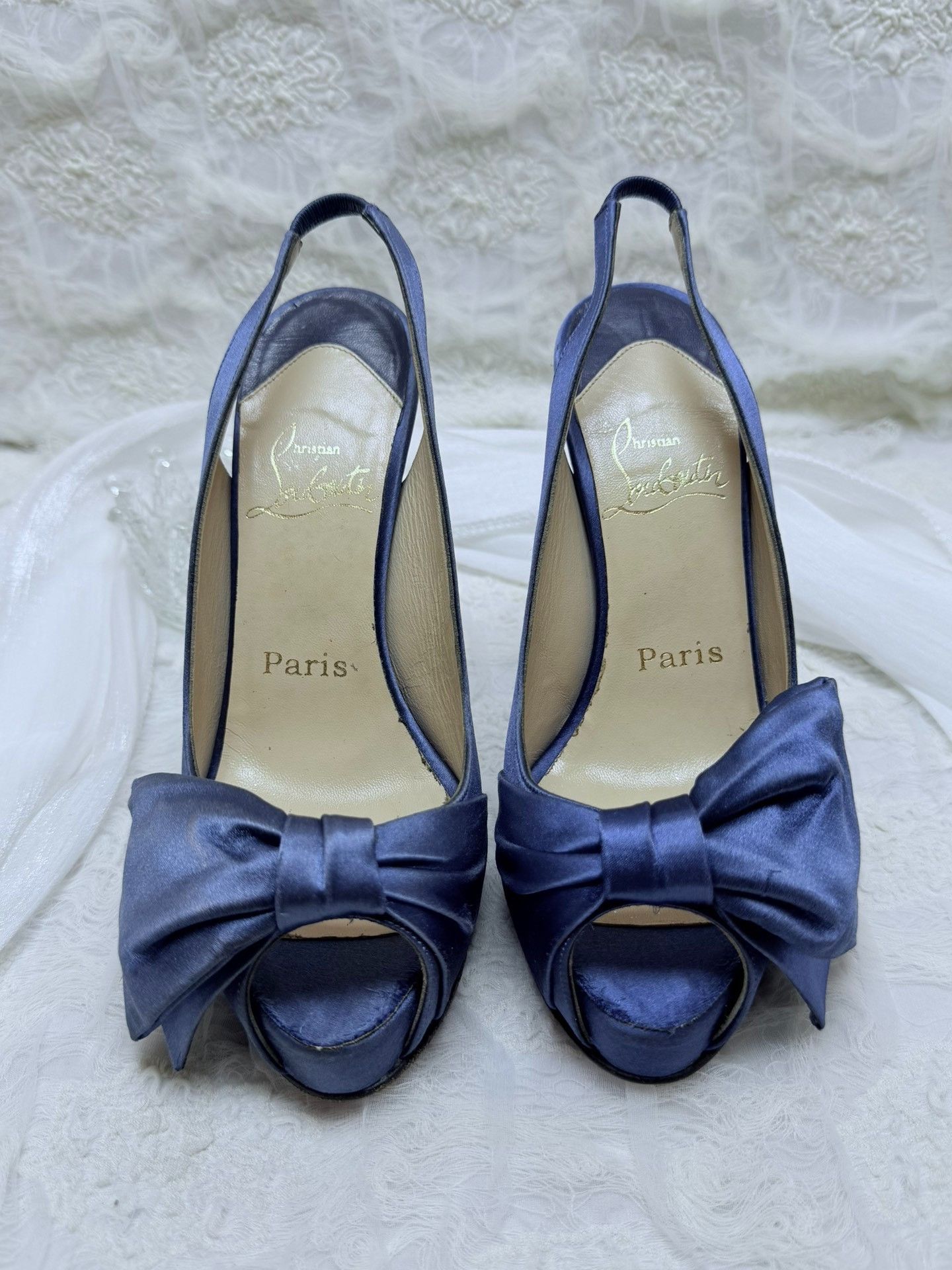 Christian Louboutin Christian Louboutin Blue Sandals us_5 Women Size US 5 / IT 35 - 3 Thumbnail