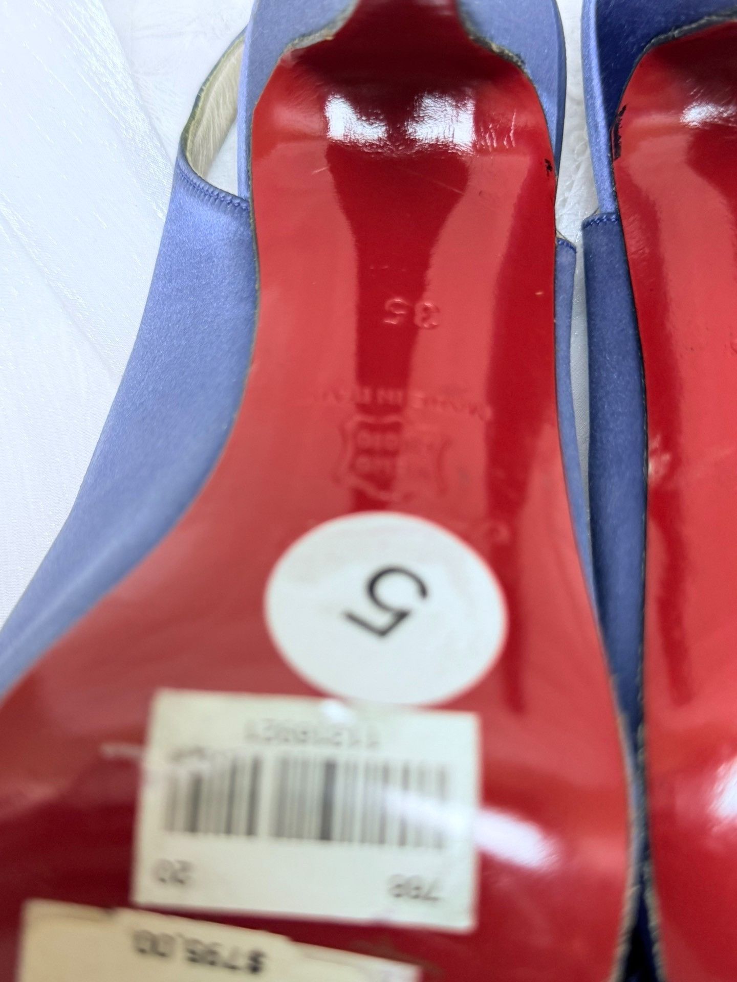 Christian Louboutin Christian Louboutin Blue Sandals us_5 Women Size US 5 / IT 35 - 6 Thumbnail