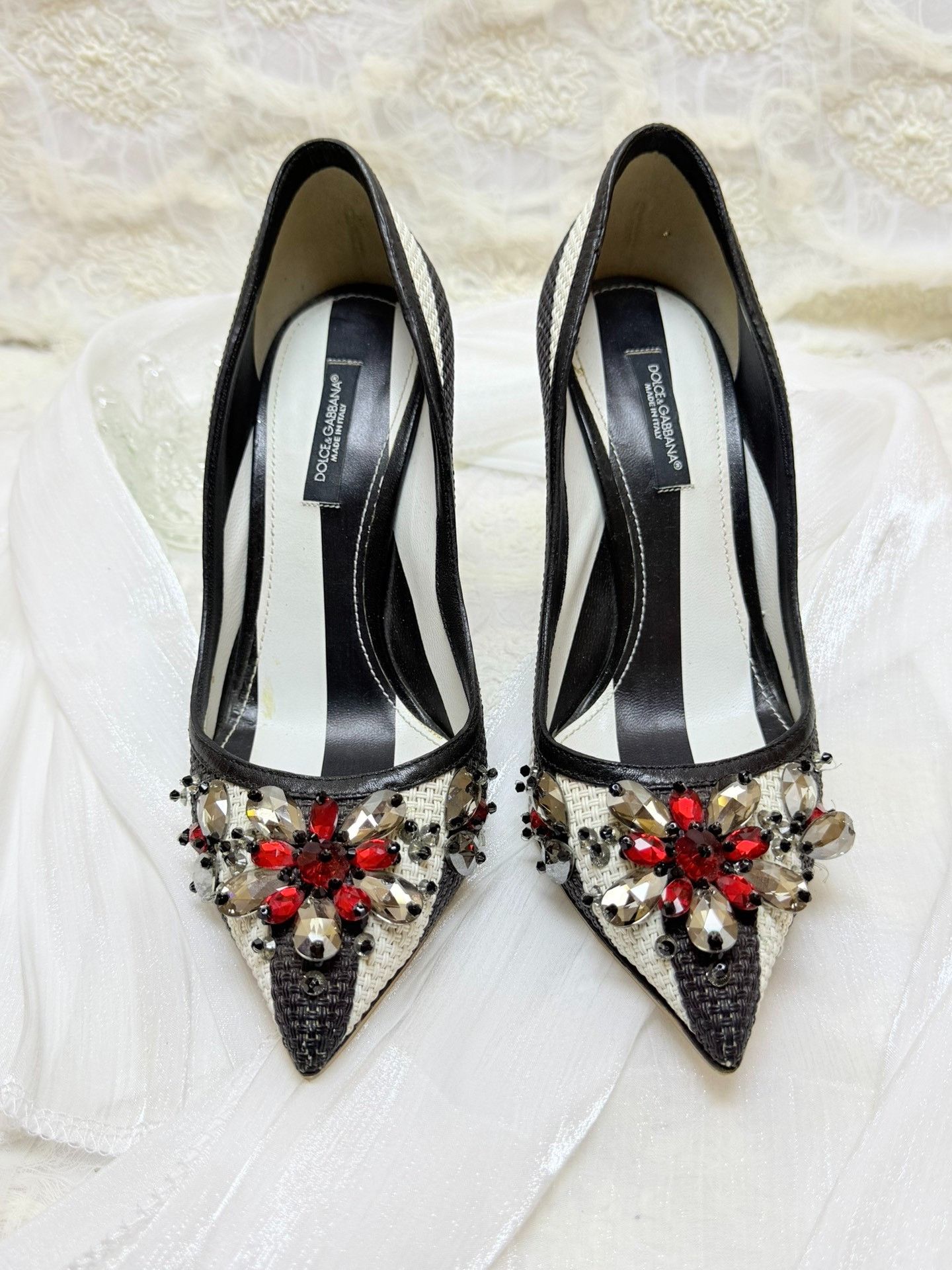 Dolce & Gabbana Dolce & Gabbana Black Lowtop Sneakers us_6 Women Size US 6 / IT 36 - 3 Thumbnail