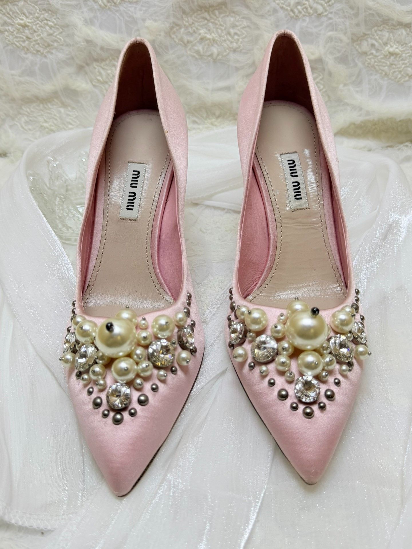 Miu Miu Miu Miu Pink Lowtop Sneakers us_8 Women Size US 8 / IT 38 - 3 Thumbnail