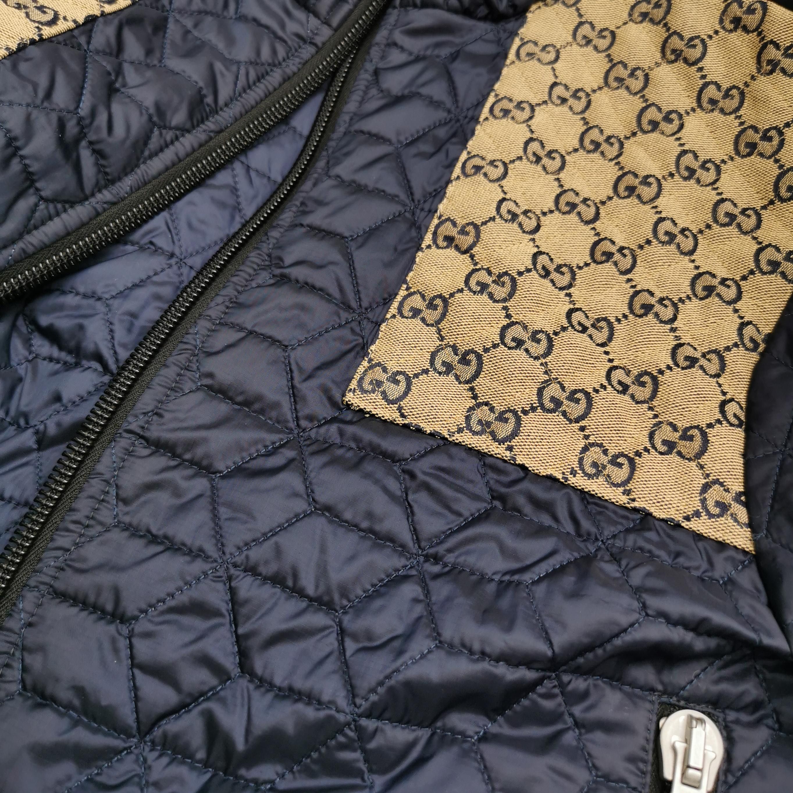 Gucci Gucci Quilted GG Monogram Padded Jacket 48 Size US M / EU 48-50 / 2 - 3 Thumbnail