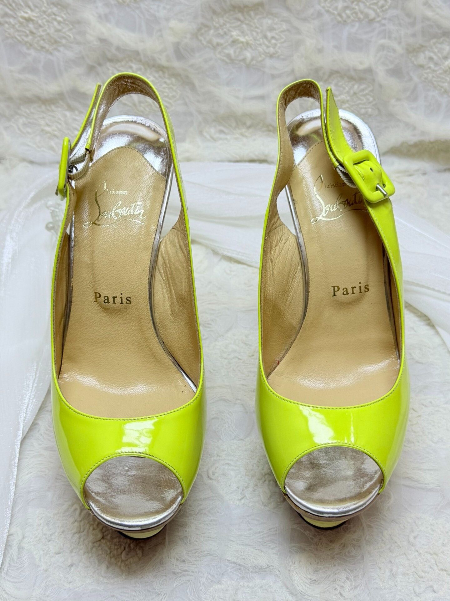 Christian Louboutin Christian Louboutin Patent Sandals us_7 Women Size US 7 / IT 37 - 3 Thumbnail