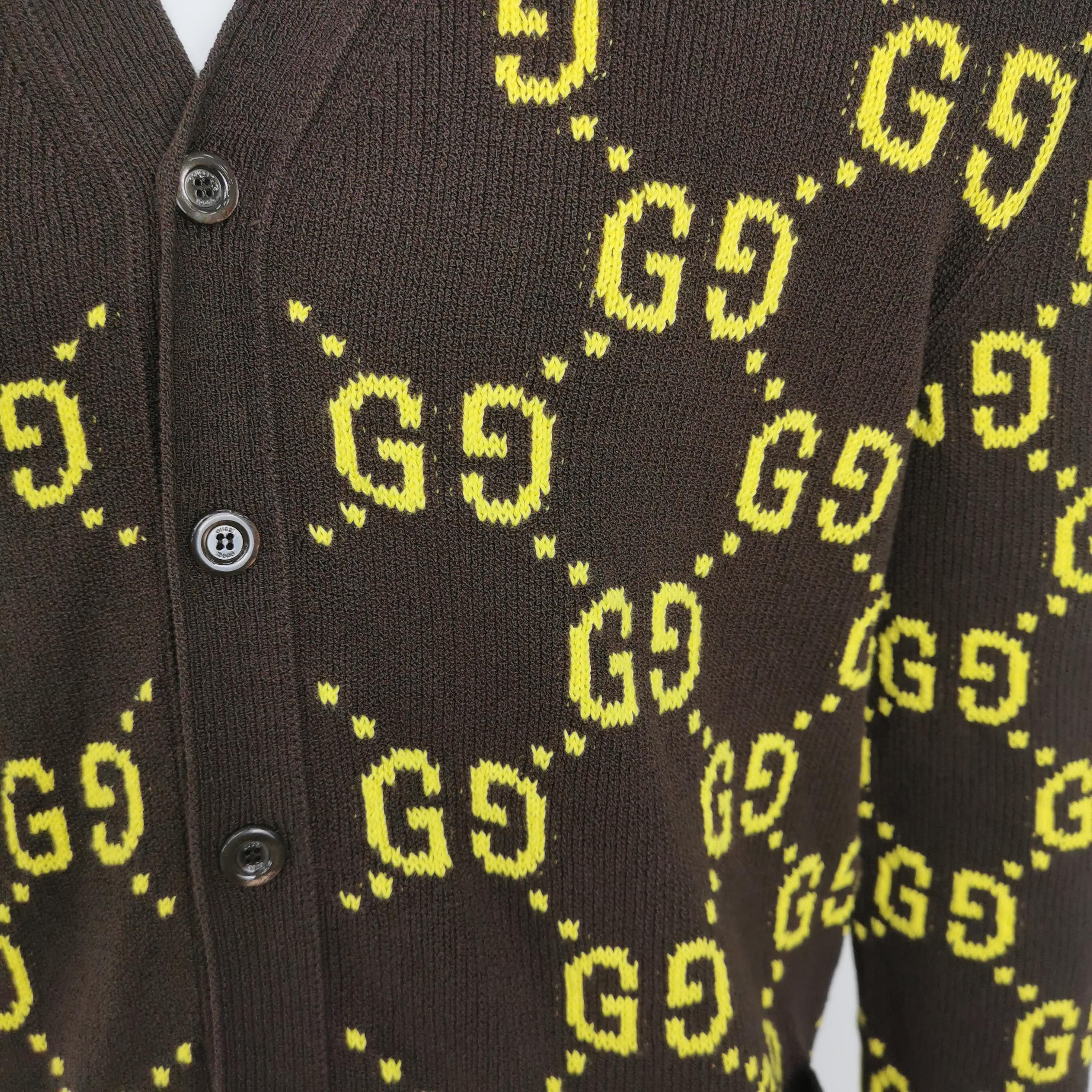 Gucci Gucci GG Monogram Knit Cardigan Size M Size US M / EU 48-50 / 2 - 3 Thumbnail