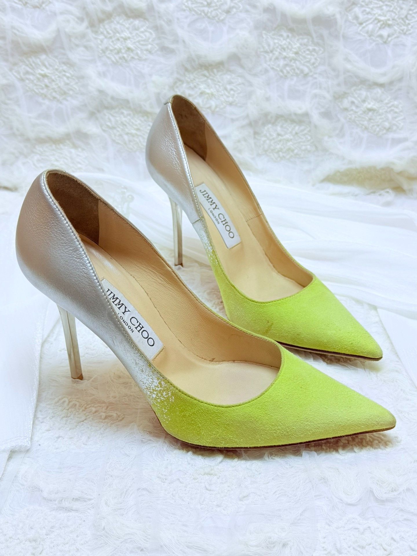 Jimmy Choo Jimmy Choo Yellow Lowtop Sneakers us_6 Women Size US 6 / IT 36 - 2 Thumbnail