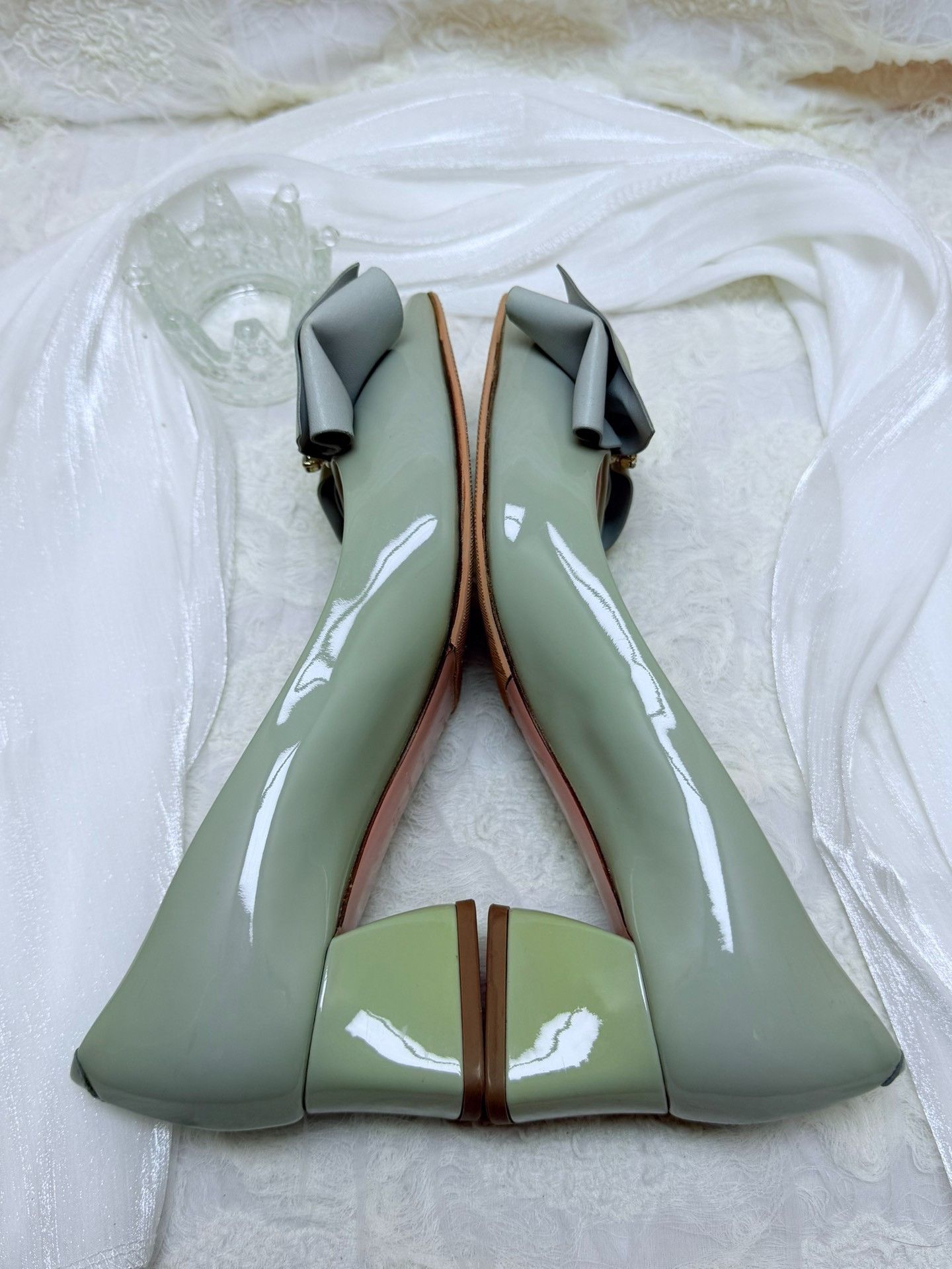 Roger Vivier Roger Vivier Retro Blue Lowtop Sneakers us_5-5 Women Size US 5.5 / IT 35.5 - 5 Thumbnail