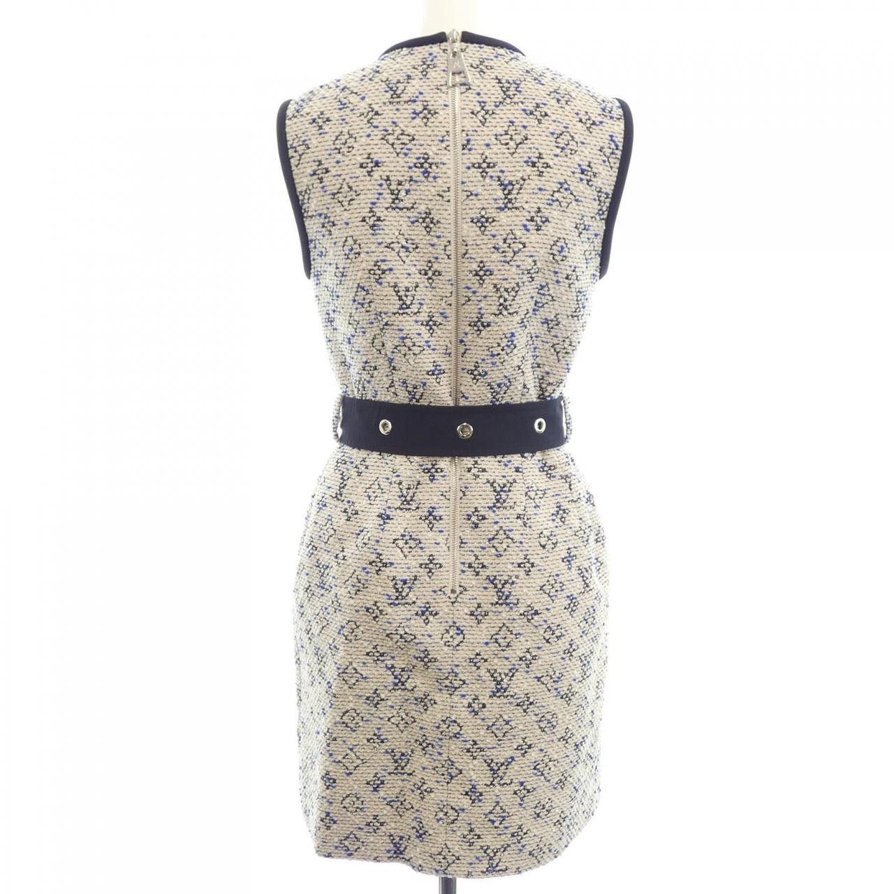 Louis Vuitton Louis Vuitton Louis Vuitton Dress Textile Dresses FKDR15ITK DUTY FREE for USA Size ONE SIZE - 2 Thumbnail