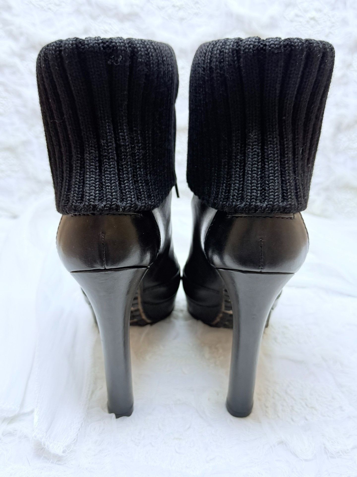 Gucci Gucci Knit Black Boots us_6-5 Women Size US 6.5 / IT 36.5 - 4 Thumbnail