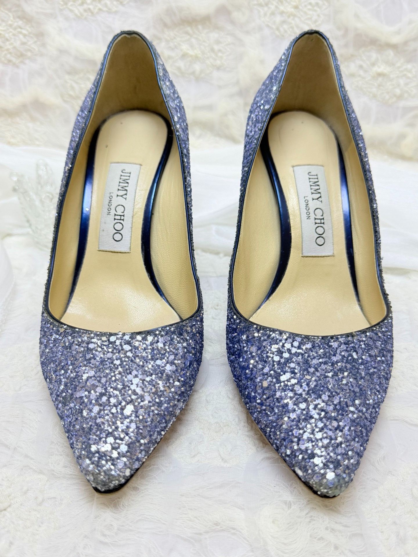 Jimmy Choo Jimmy Choo Blue Lowtop Sneakers us_6-5 Women Size US 6.5 / IT 36.5 - 3 Thumbnail