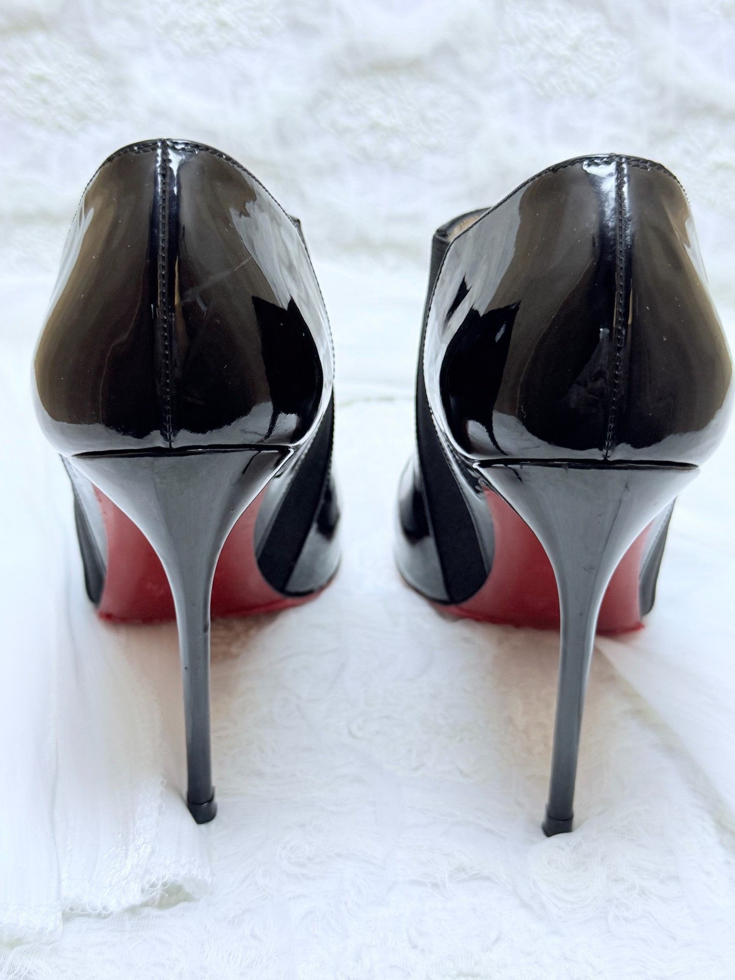 Christian Louboutin Christian Louboutin Patent Black Boots us_8 Women Size US 8 / IT 38 - 4 Thumbnail
