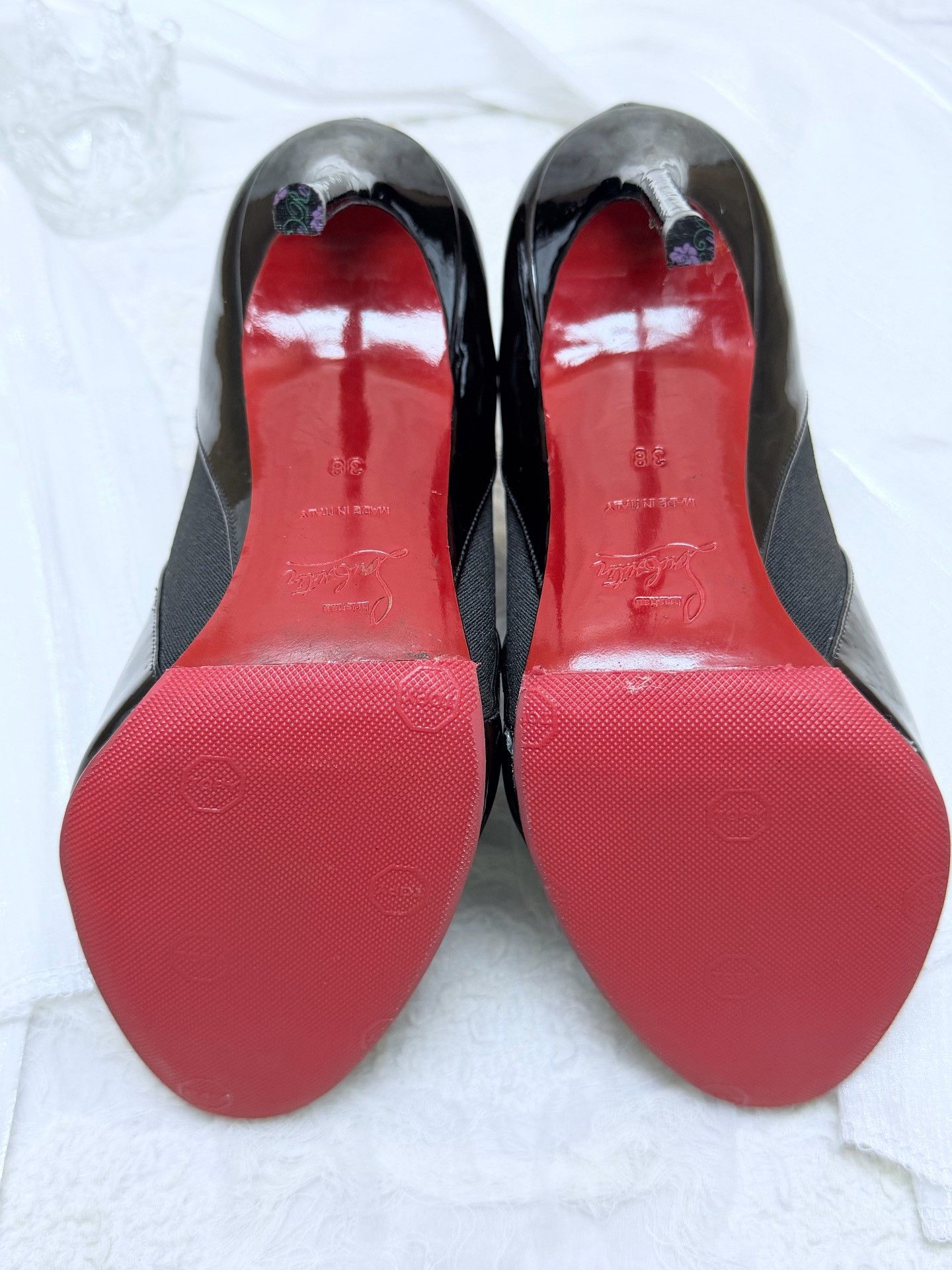 Christian Louboutin Christian Louboutin Patent Black Boots us_8 Women Size US 8 / IT 38 - 6 Thumbnail