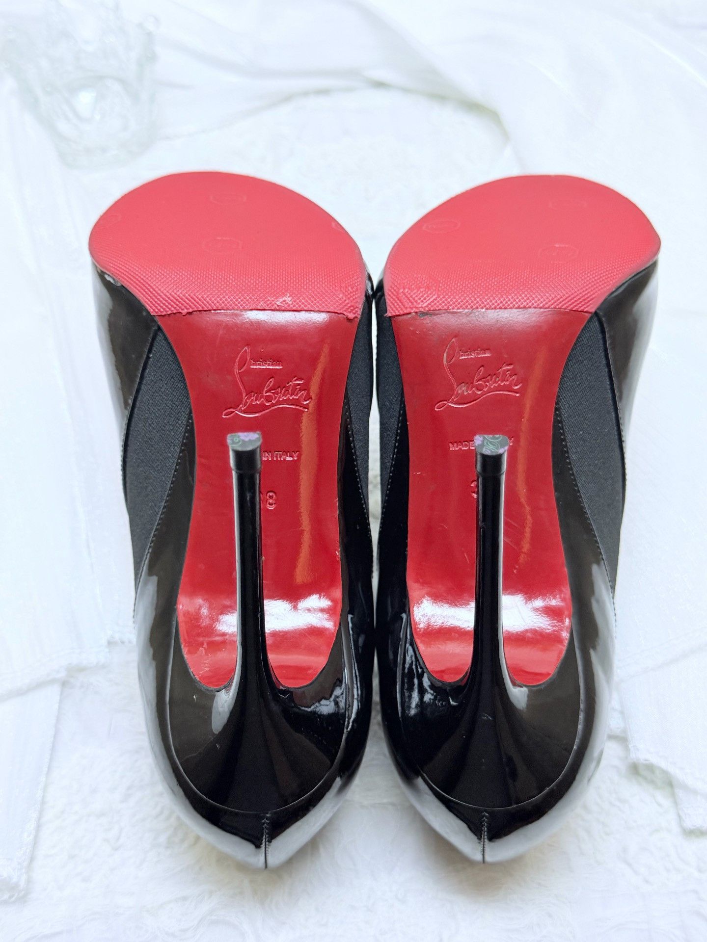 Christian Louboutin Christian Louboutin Patent Black Boots us_8 Women Size US 8 / IT 38 - 7 Thumbnail