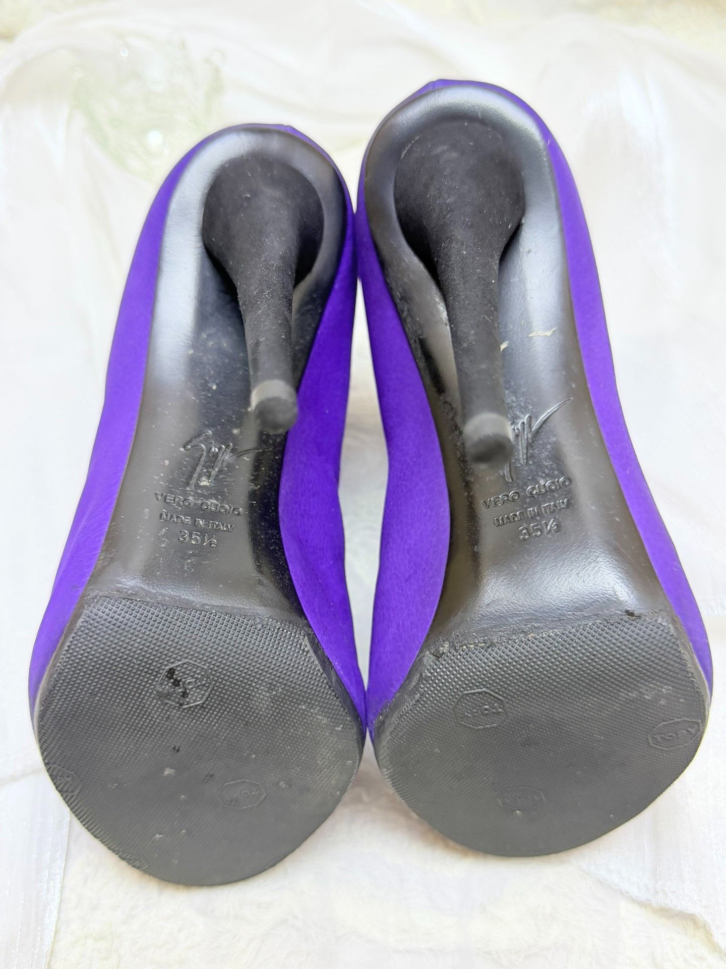 Giuseppe Zanotti Giuseppe Zanotti Leather Purple Boots us_5-5 Women Size US 5.5 / IT 35.5 - 5 Thumbnail