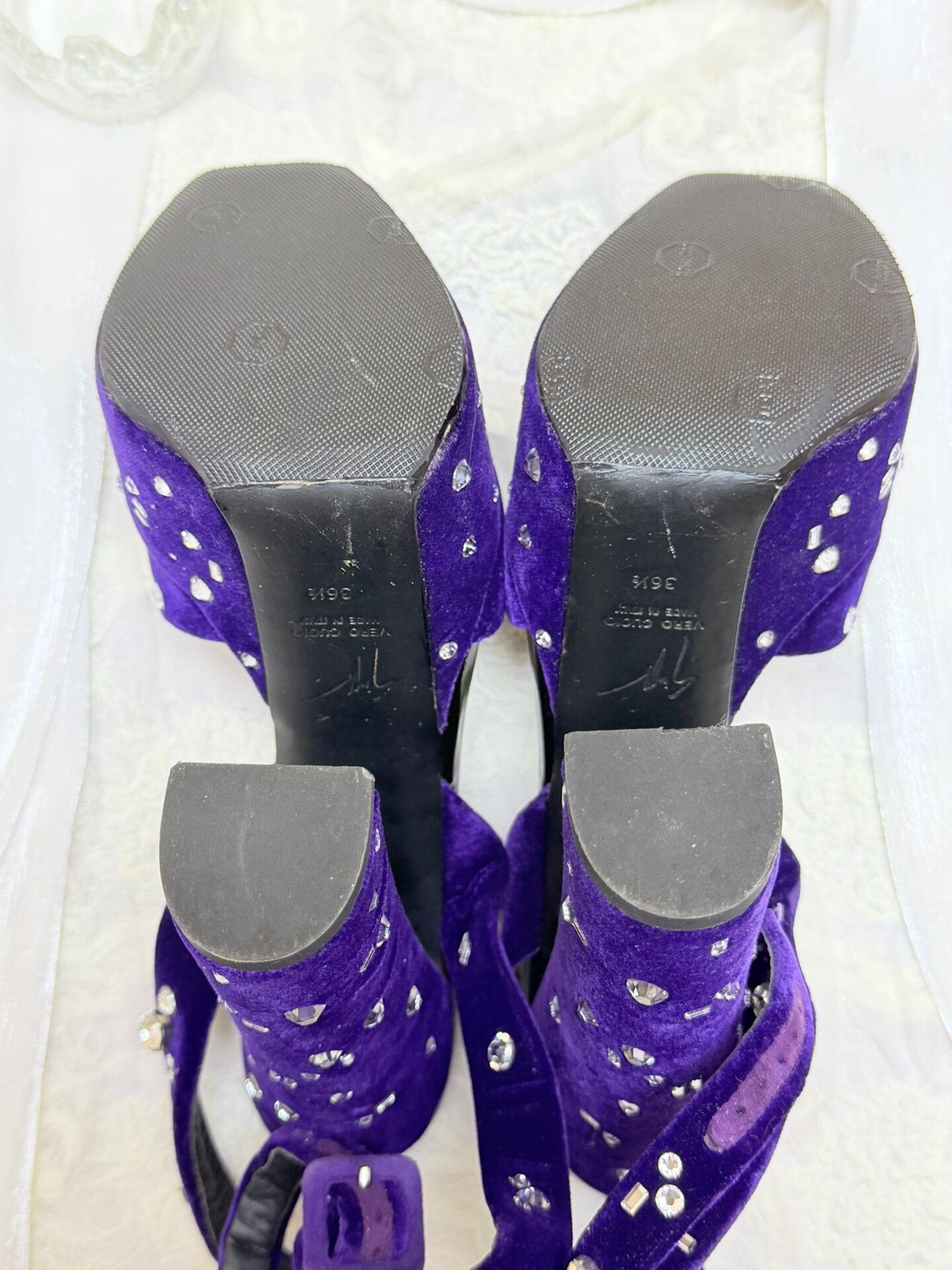 Giuseppe Zanotti Giuseppe Zanotti Velvet Lowtop Sneakers us_6-5 Women Size US 6.5 / IT 36.5 - 6 Thumbnail