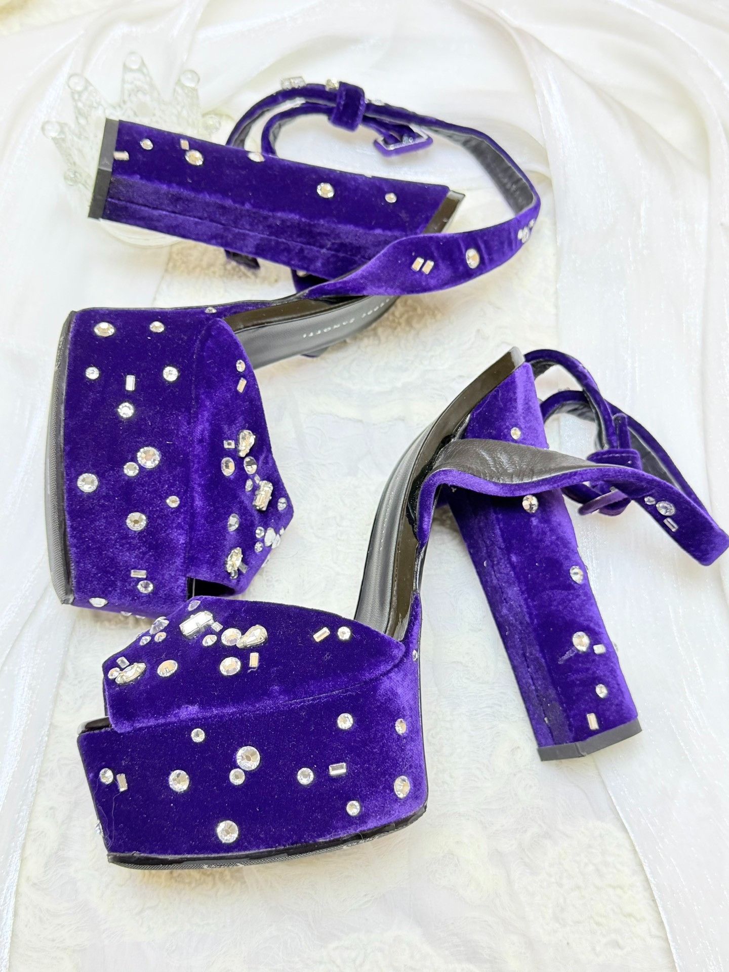 Giuseppe Zanotti Giuseppe Zanotti Velvet Lowtop Sneakers us_6-5 Women Size US 6.5 / IT 36.5 - 4 Thumbnail