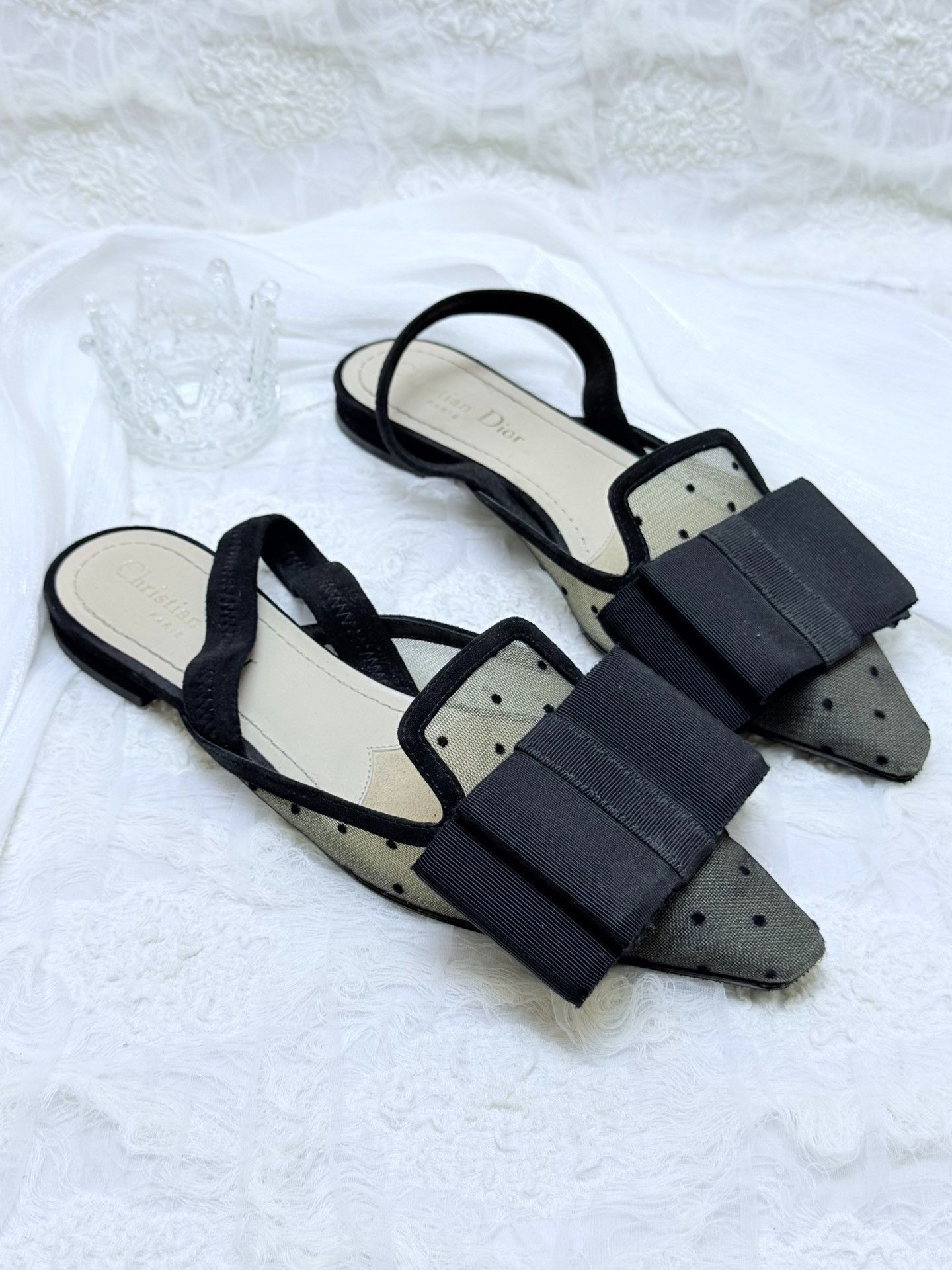 Dior Dior Black Sandals us_7 Women Size US 7 / IT 37 - 2 Thumbnail