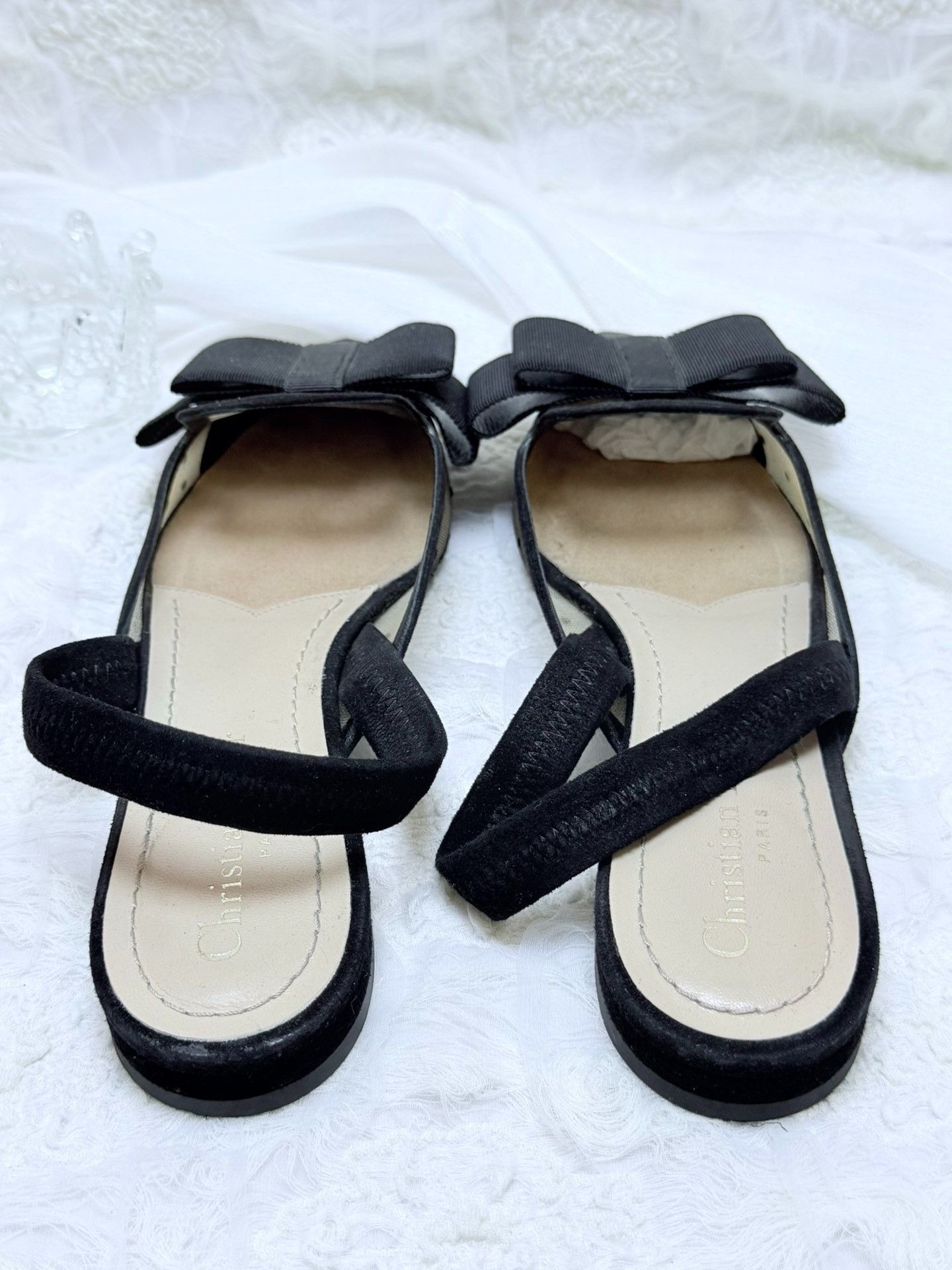 Dior Dior Black Sandals us_7 Women Size US 7 / IT 37 - 6 Thumbnail