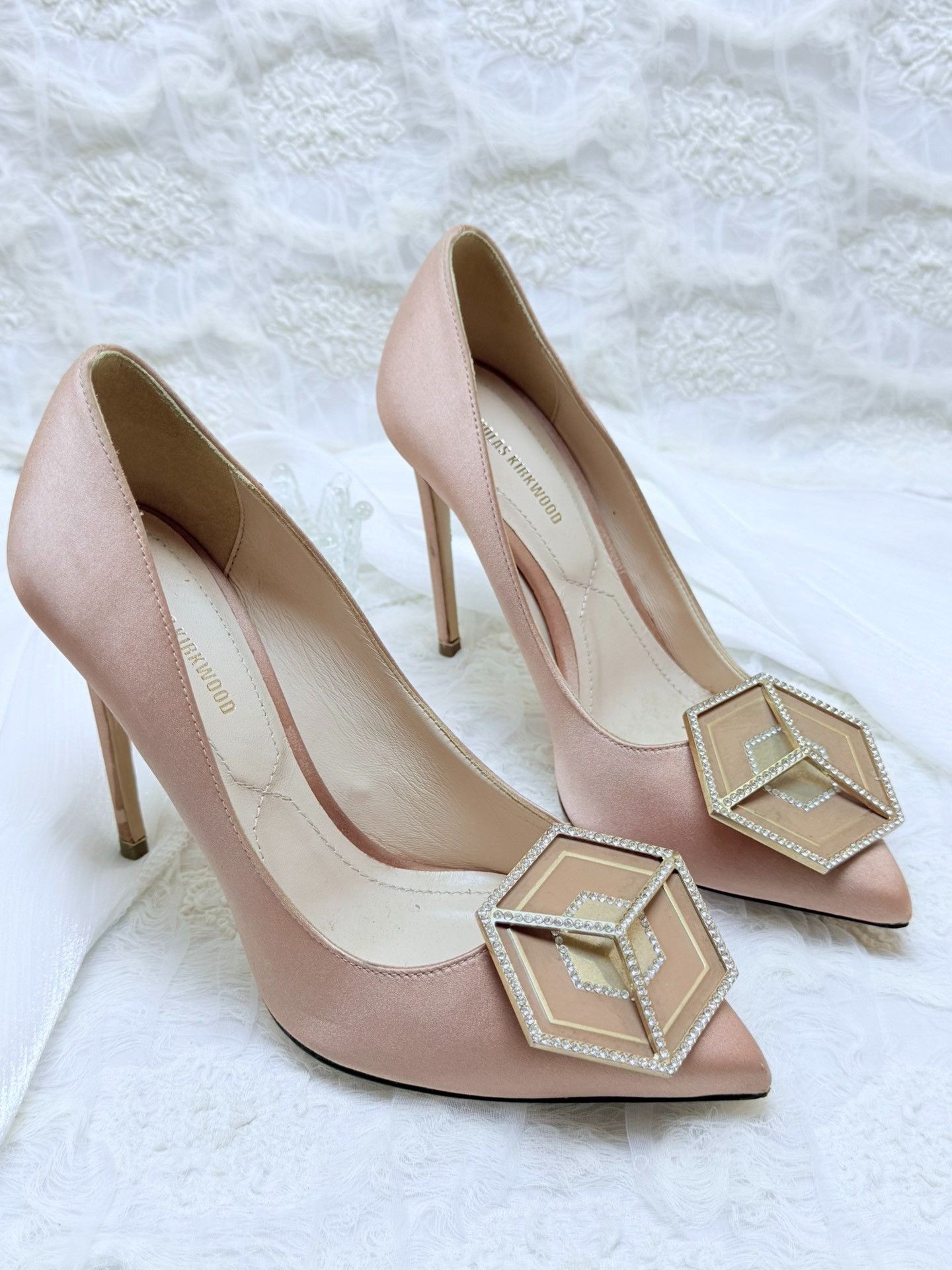 Nicholas Kirkwood Nicholas Kirkwood Pink Sandals us_7 Women Size US 7 / IT 37 - 2 Thumbnail