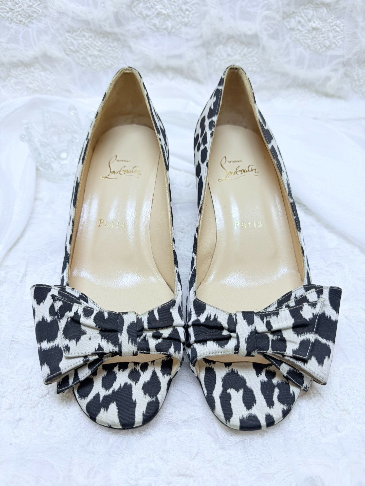 Christian Louboutin Christian Louboutin Animal Print Red Lowtop Sneakers Women Size US 8 / IT 38 - 3 Thumbnail
