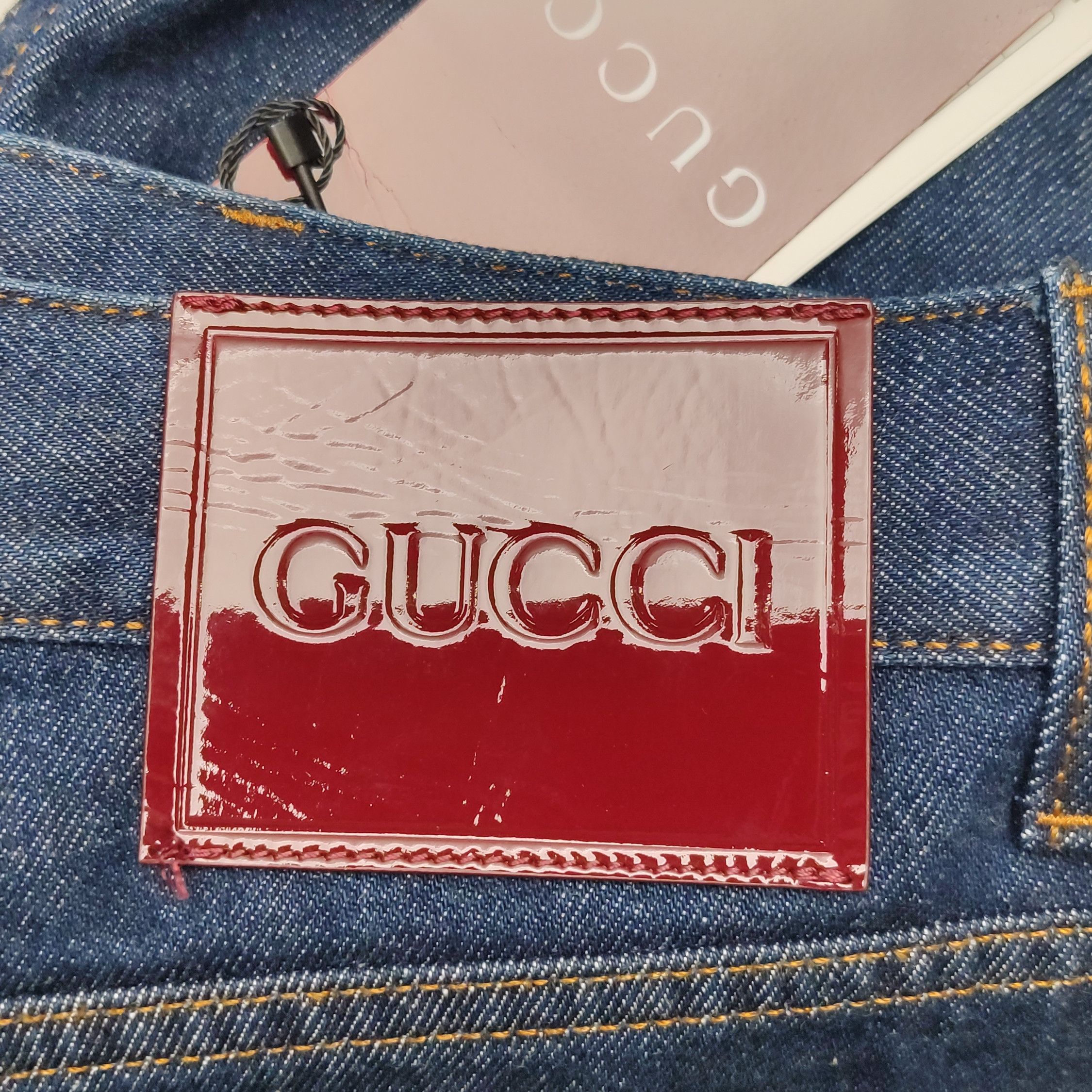 Gucci Gucci Dark Wash Denim Jeans Size 34 Size US 34 / EU 50 - 9 Thumbnail