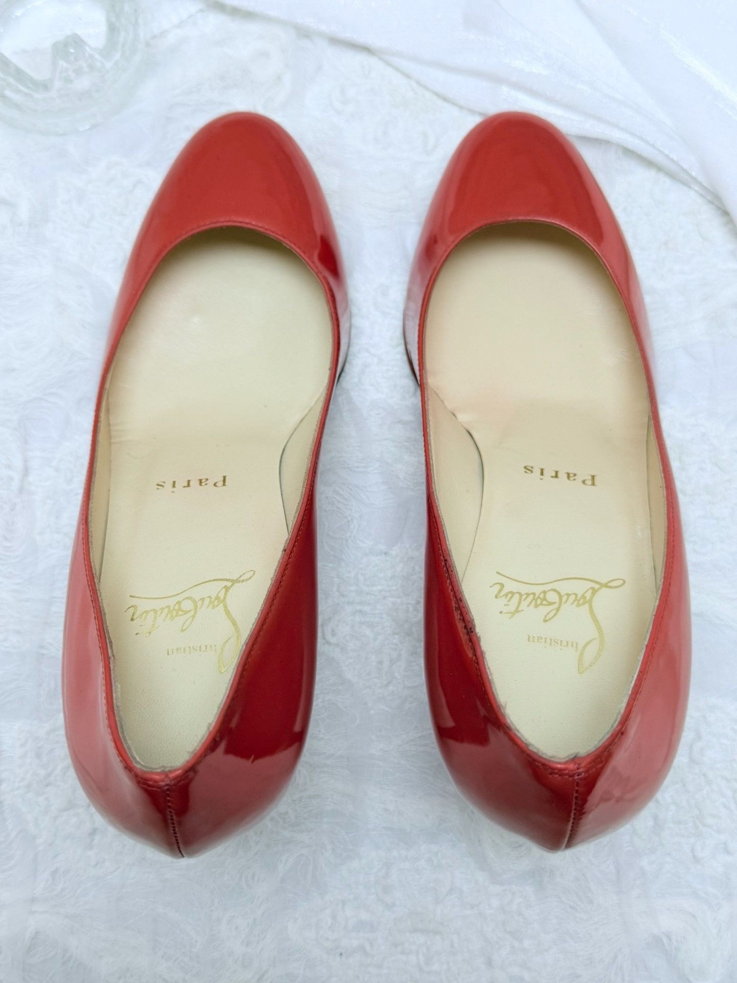 Christian Louboutin Christian Louboutin Patent Red Lowtop Sneakers it_34-5 Women Size US 4.5 / IT 34.5 - 5 Thumbnail