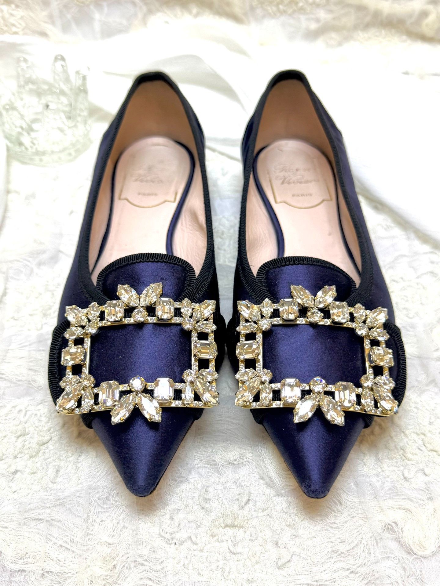 Roger Vivier Roger Vivier Retro Blue Lowtop Sneakers us_5 Women Size US 5 / IT 35 - 3 Thumbnail