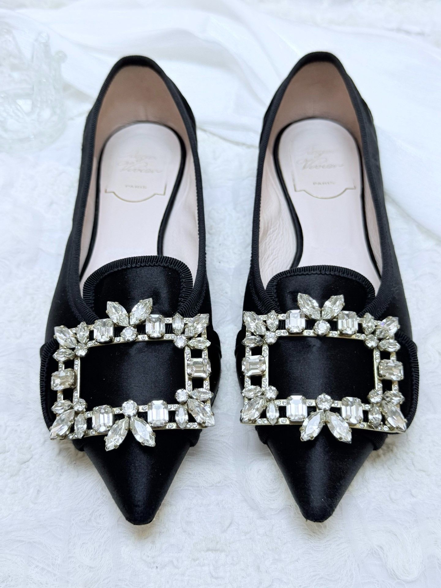 Roger Vivier Roger Vivier Retro Black Lowtop Sneakers us_5 Women Size US 5 / IT 35 - 3 Thumbnail