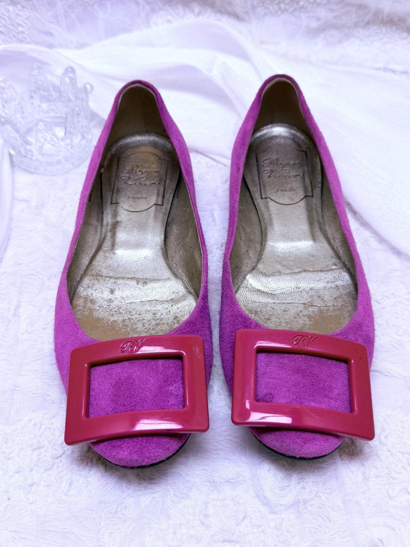 Roger Vivier Roger Vivier Retro Pink Lowtop Sneakers us_5 Women Size US 5 / IT 35 - 3 Thumbnail