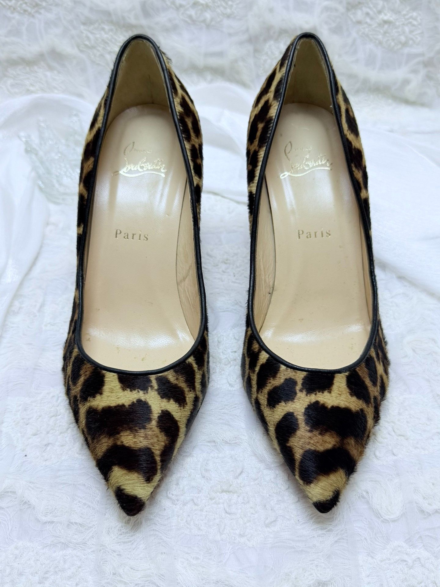 Christian Louboutin Christian Louboutin Animal Print Lowtop Sneakers us_9 Women Size US 9 / IT 39 - 3 Thumbnail