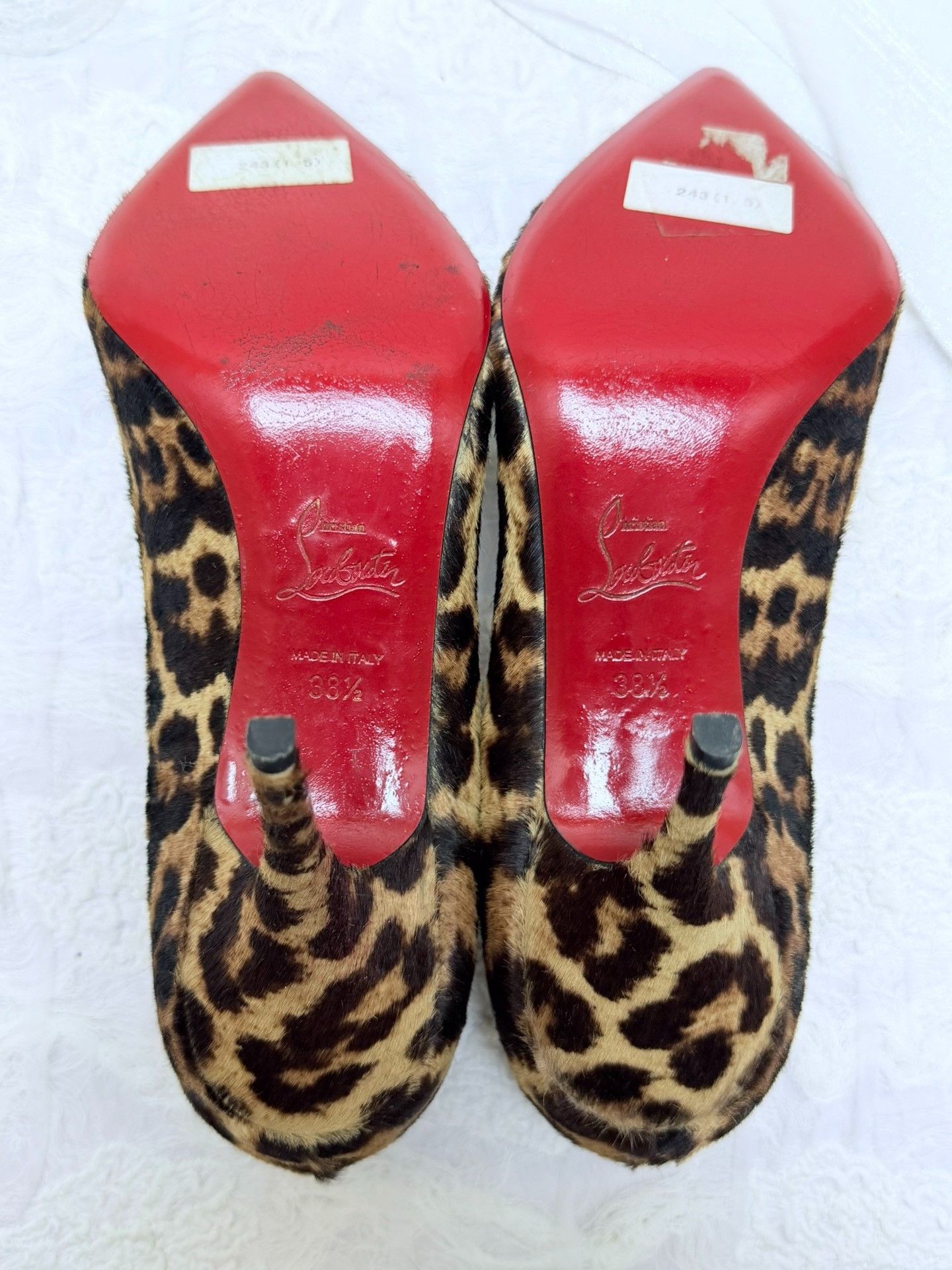 Christian Louboutin Christian Louboutin Animal Print Lowtop Sneakers us_9 Women Size US 9 / IT 39 - 6 Thumbnail