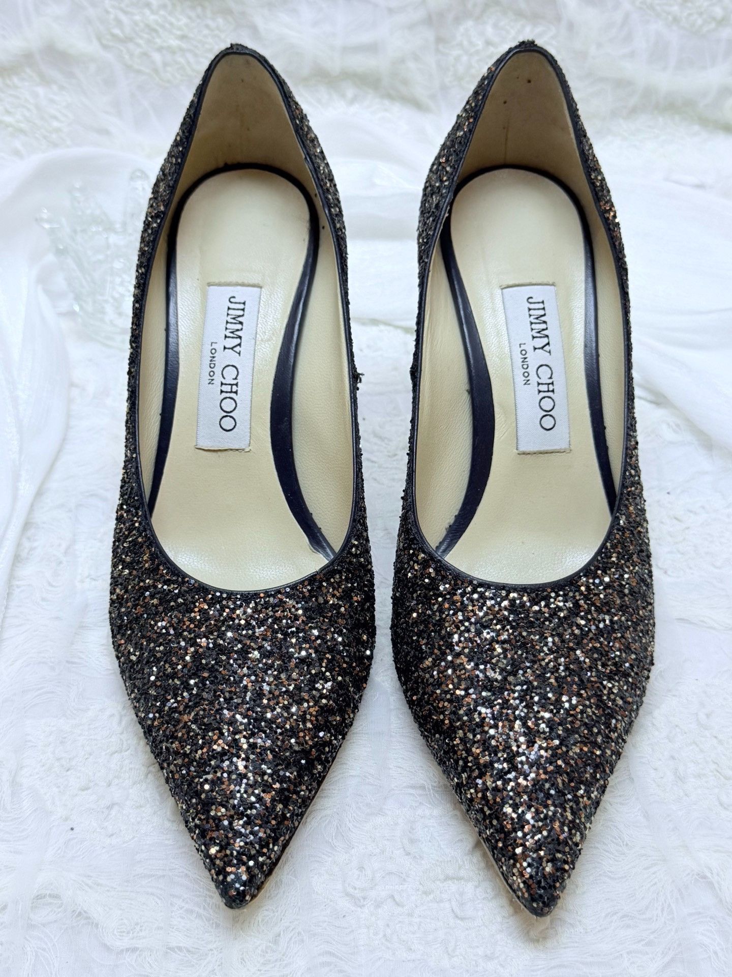 Jimmy Choo Jimmy Choo Black Lowtop Sneakers us_6-5 Women Size US 6.5 / IT 36.5 - 3 Thumbnail