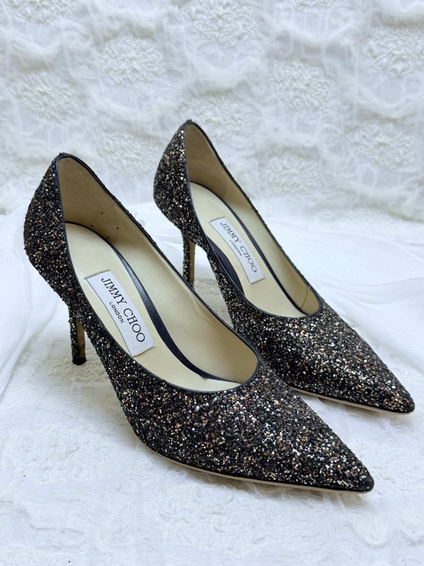Jimmy Choo Jimmy Choo Black Lowtop Sneakers us_6-5 Women Size US 6.5 / IT 36.5 - 2 Thumbnail