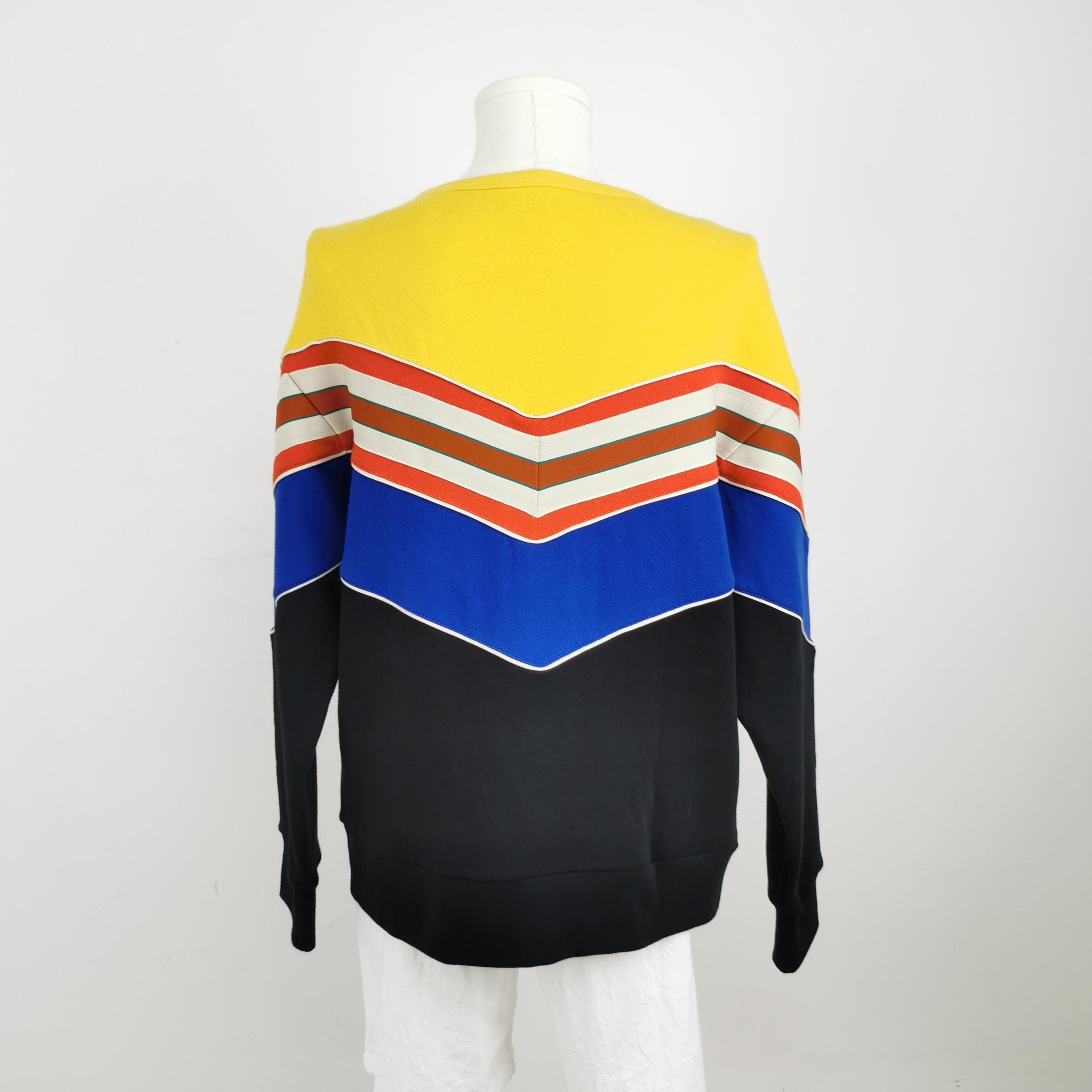 Gucci Gucci Colorblock Striped Logo Sweatshirt Size M Size US M / EU 48-50 / 2 - 3 Thumbnail
