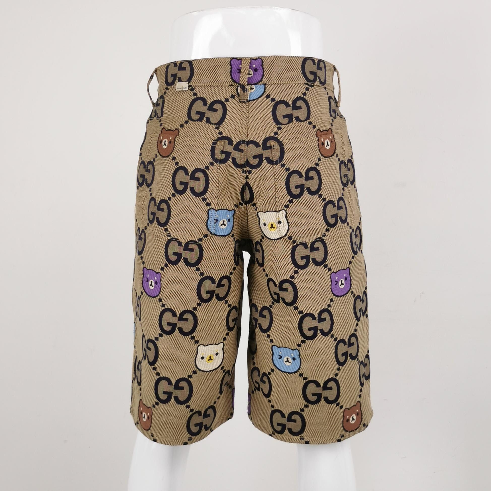 Gucci Gucci Reversible GG Bear Print Shorts Size 30 Size US 30 / EU 46 - 3 Thumbnail
