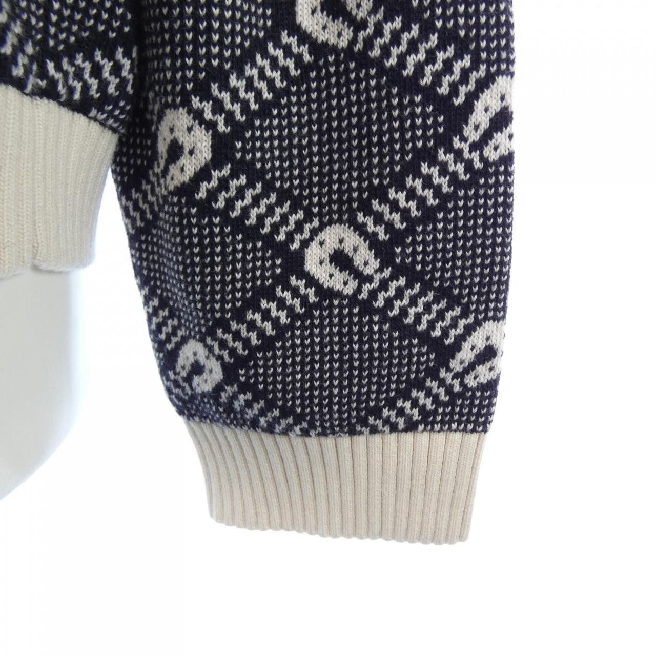 Gucci Gucci Gucci Cashmere Blend Knit Textile Tops 703112XKCCW DUTY FREE for USA Size ONE SIZE - 7 Thumbnail