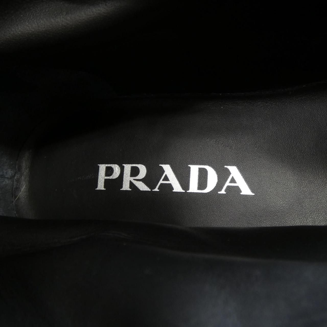 Prada Prada Prada Triangle Logo Boots Leather Shoes 1T3280 DUTY FREE for USA Size ONE SIZE - 6 Thumbnail