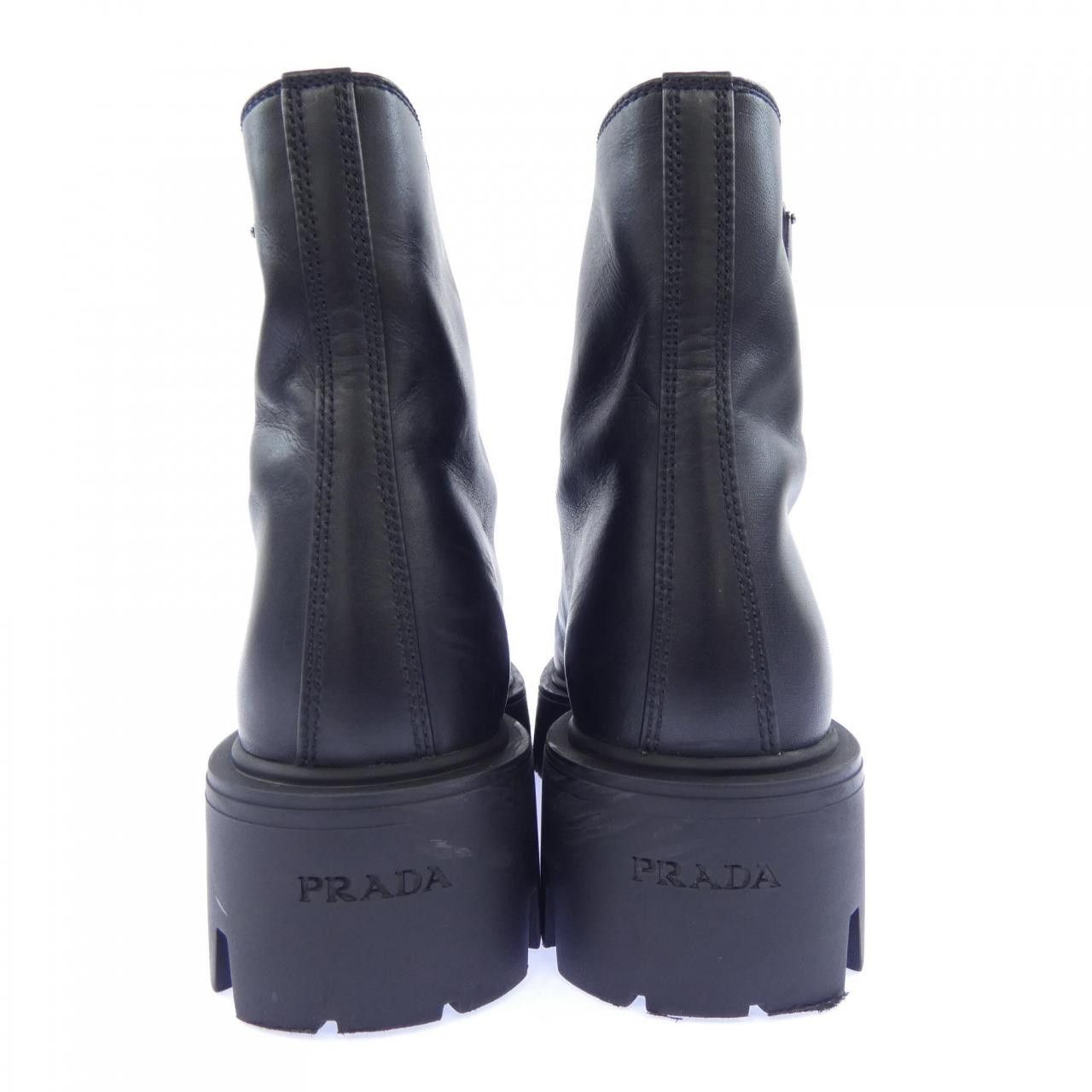 Prada Prada Prada Triangle Logo Boots Leather Shoes 1T3280 DUTY FREE for USA Size ONE SIZE - 5 Thumbnail