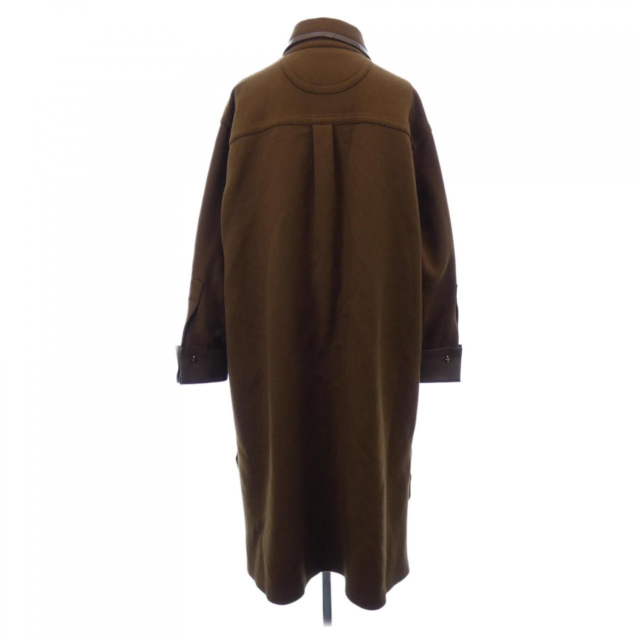 Fendi Fendi Fendi Cashmere Blend Coat Textile Outerwear FF8681A8GC DUTY FREE for USA Size ONE SIZE - 2 Thumbnail