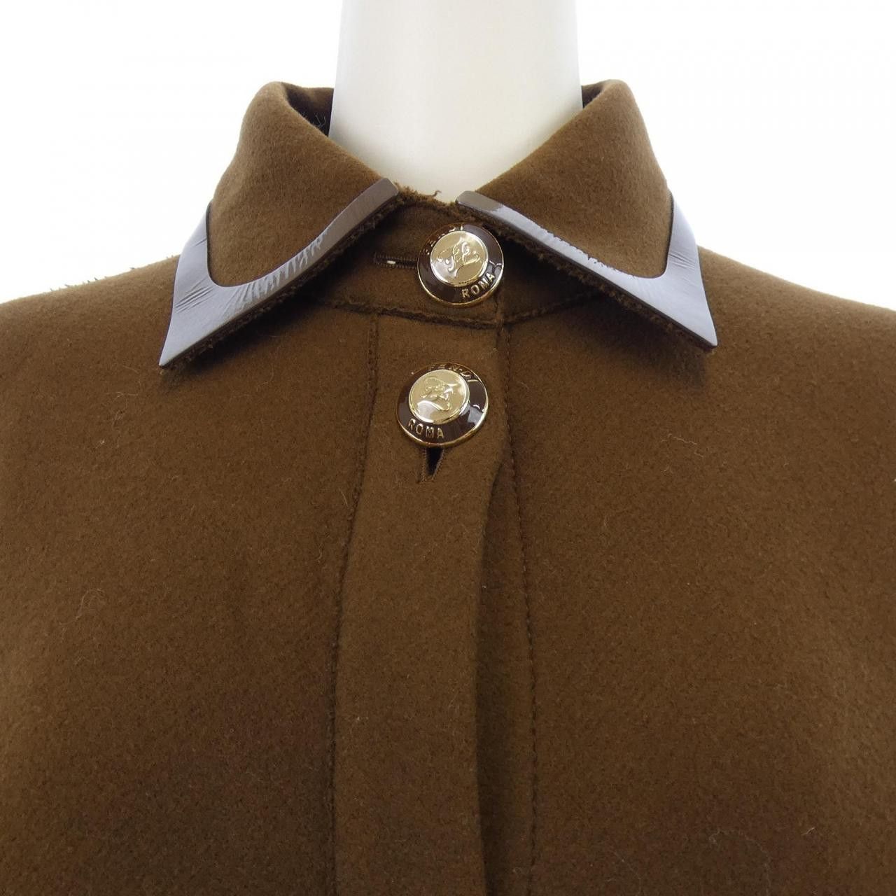 Fendi Fendi Fendi Cashmere Blend Coat Textile Outerwear FF8681A8GC DUTY FREE for USA Size ONE SIZE - 5 Thumbnail