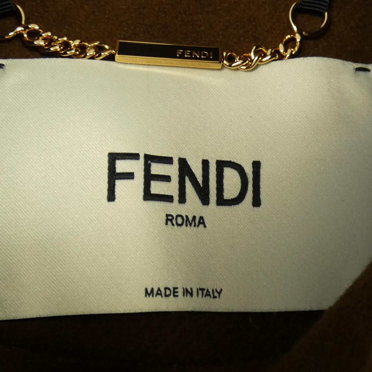 Fendi Fendi Fendi Cashmere Blend Coat Textile Outerwear FF8681A8GC DUTY FREE for USA Size ONE SIZE - 4 Thumbnail