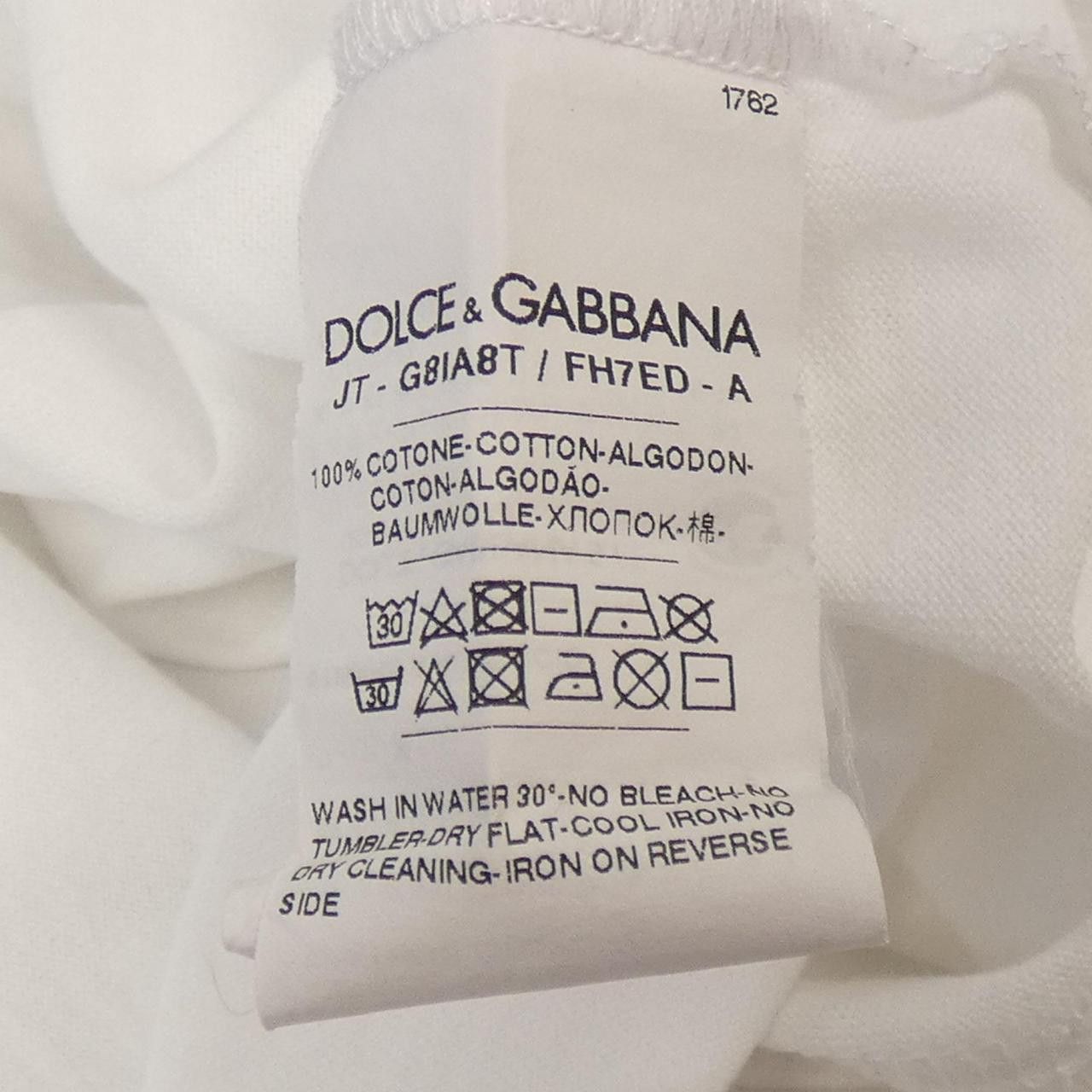 Dolce & Gabbana Dolce & Gabbana Dolce&Gabbana Cotton TShirt Textile T-Shirts G8IA8T/FH7ED DUTY FREE for USA Size ONE SIZE - 3 Thumbnail