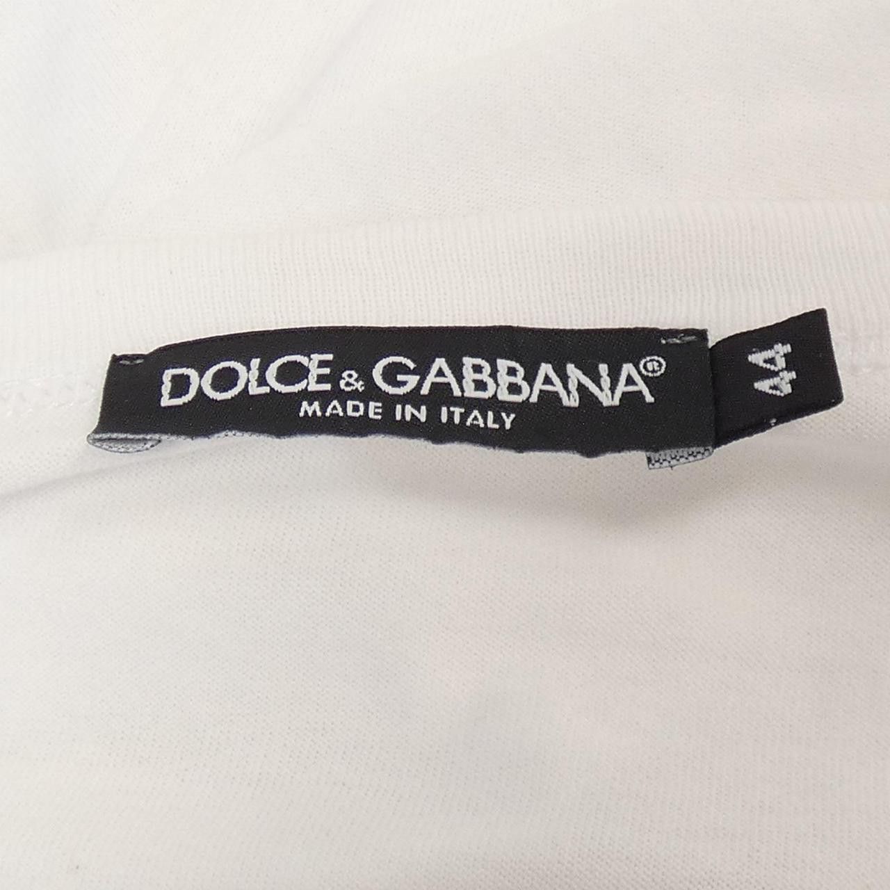 Dolce & Gabbana Dolce & Gabbana Dolce&Gabbana Cotton TShirt Textile T-Shirts G8IA8T/FH7ED DUTY FREE for USA Size ONE SIZE - 4 Thumbnail